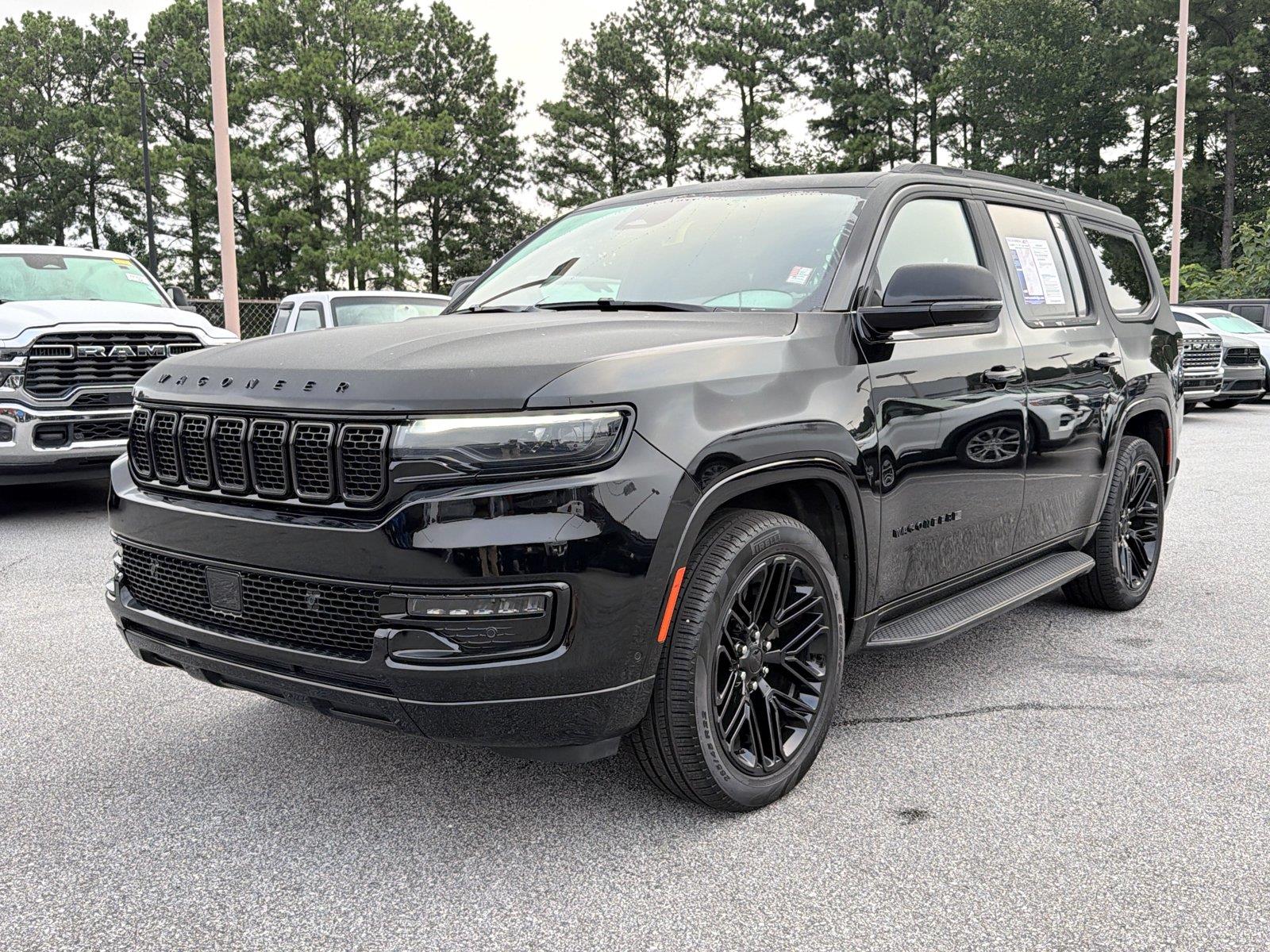 Diamond Black Crystal Pearlcoat 2024 Jeep Wagoneer SUV / Crossover 4X2 8-Speed Automatic