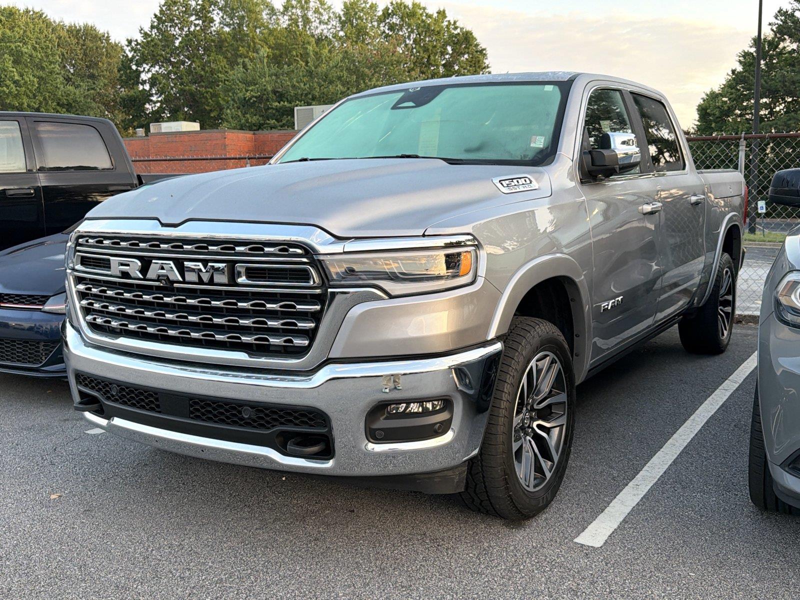 Billet Silver Metallic Clearcoat 2025 RAM 1500 Pickup Truck Four-Wheel Drive 8-Speed Automatic