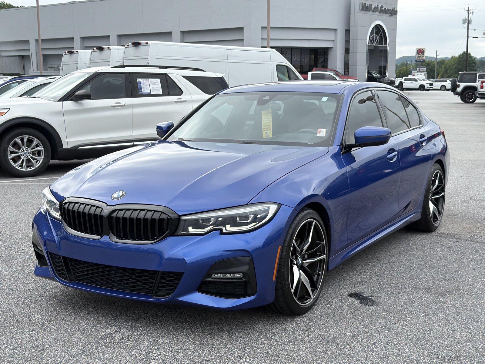 Portimao Blue Metallic 2021 BMW 3 Series Sedan Rear-Wheel Drive Automatic