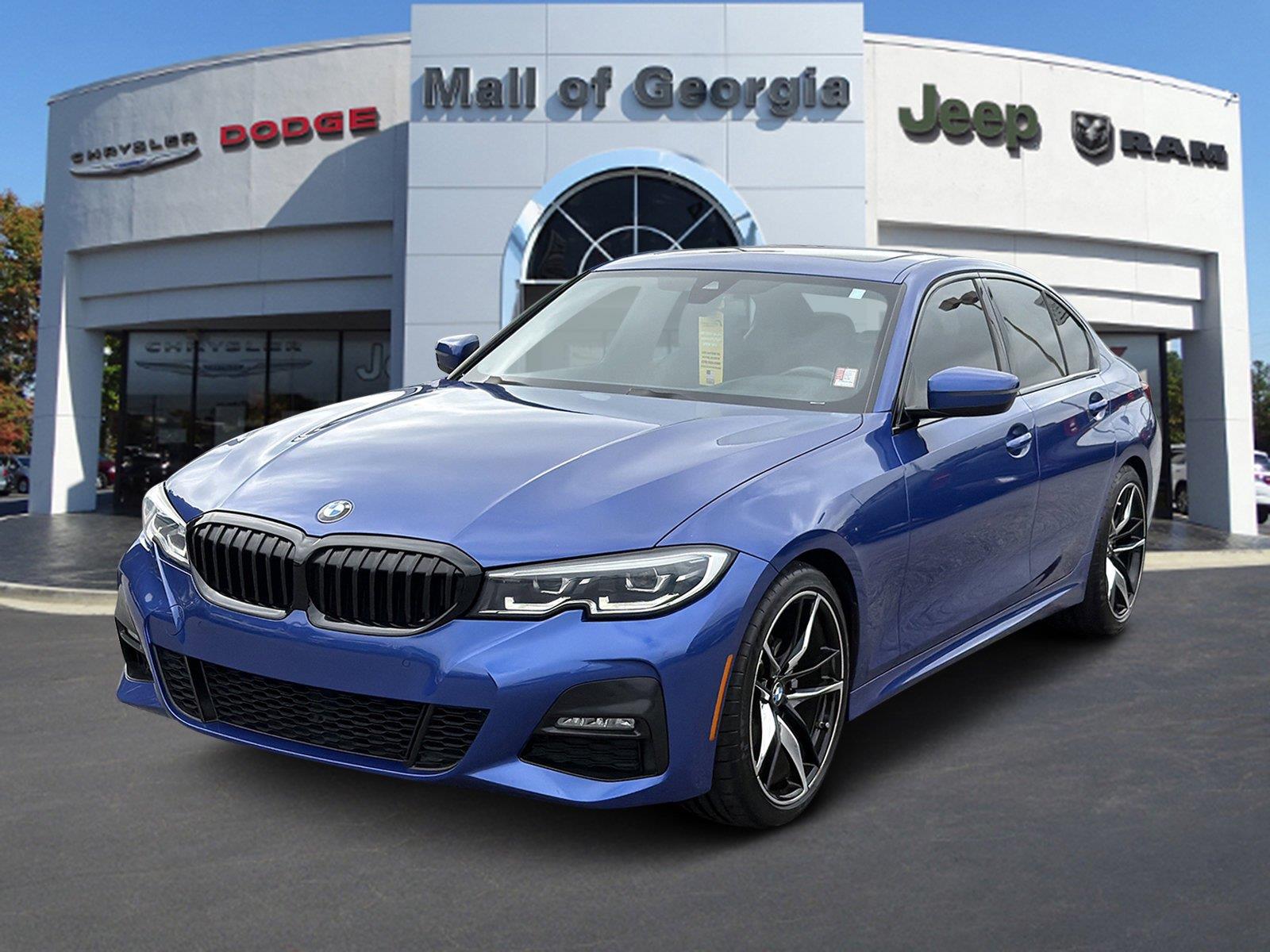 Portimao Blue Metallic 2021 BMW 3 Series Sedan Rear-Wheel Drive Automatic
