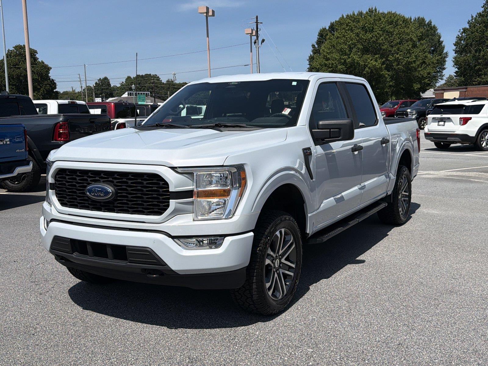 Space White 2022 Ford F-150 Pickup Truck Four-Wheel Drive Automatic
