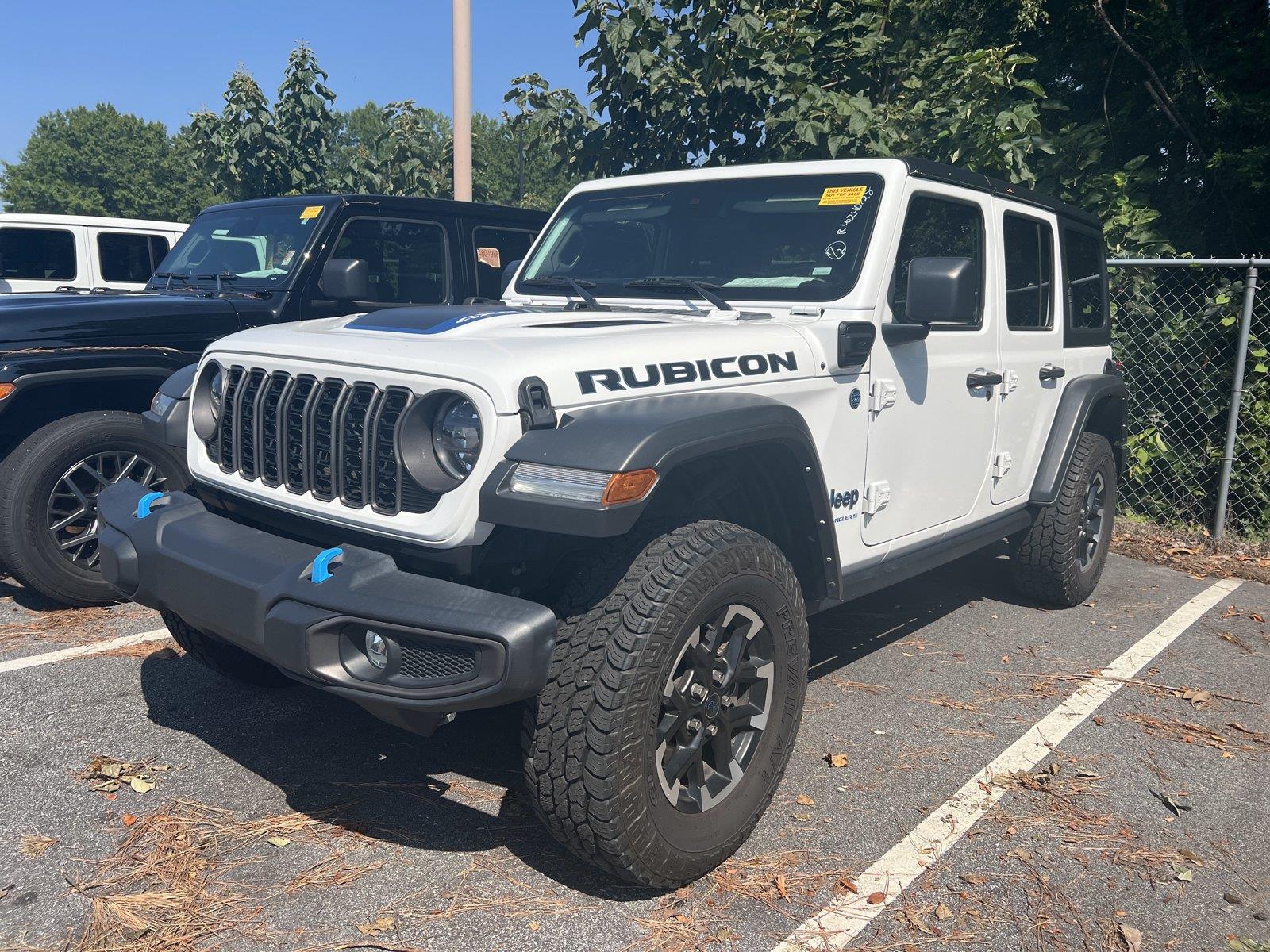 Bright White Clearcoat 2024 Jeep Wrangler 4xe SUV / Crossover Four-Wheel Drive 8-Speed Automatic