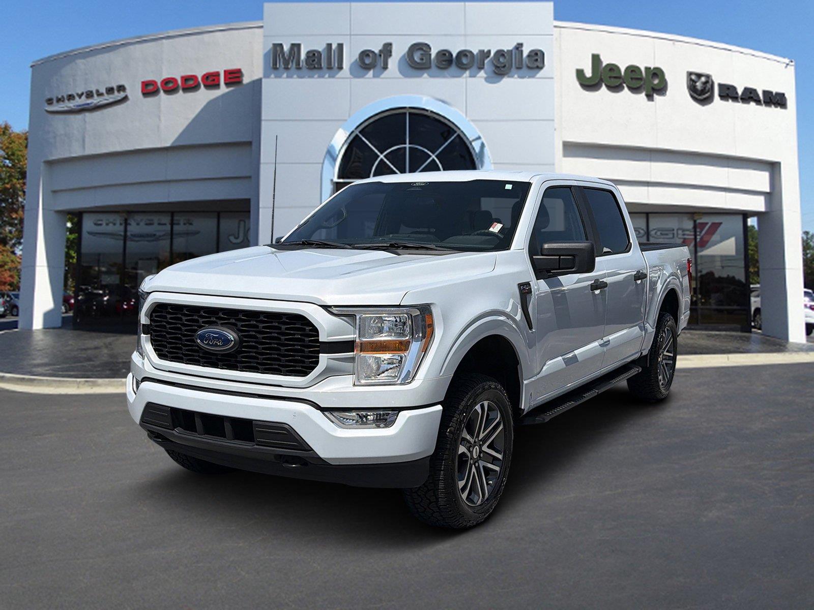 Space White 2022 Ford F-150 Pickup Truck Four-Wheel Drive Automatic