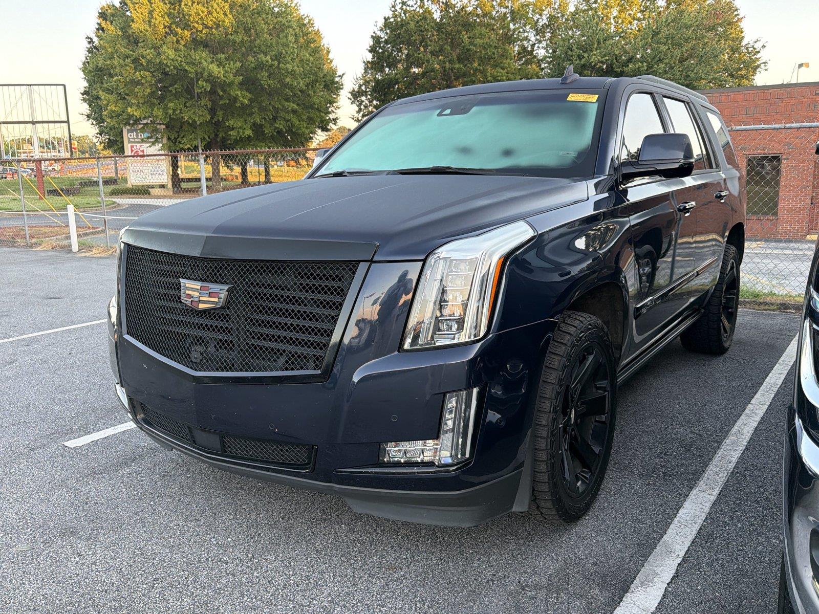 Dark Adriatic Blue Metallic 2018 Cadillac Escalade SUV / Crossover Four-Wheel Drive Automatic
