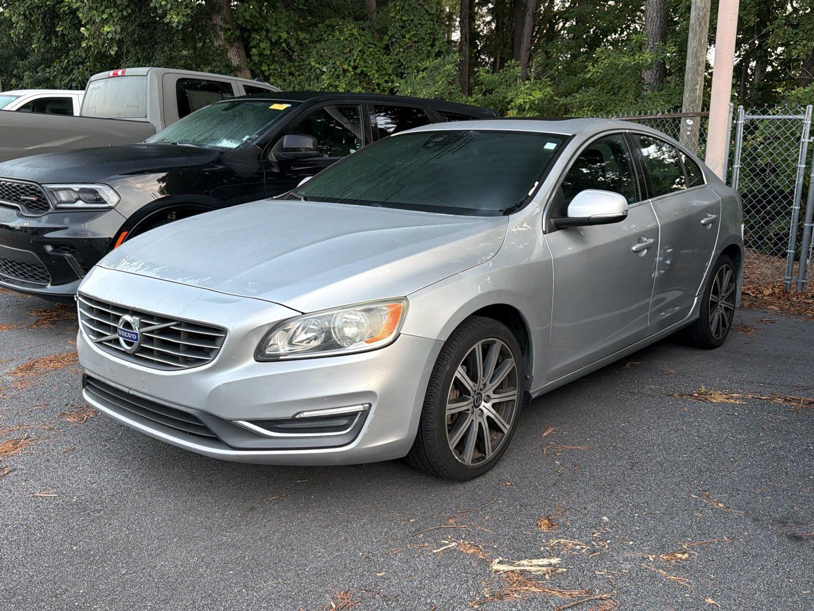 Bright Silver Metallic 2015 Volvo S60 Sedan All-Wheel Drive Automatic
