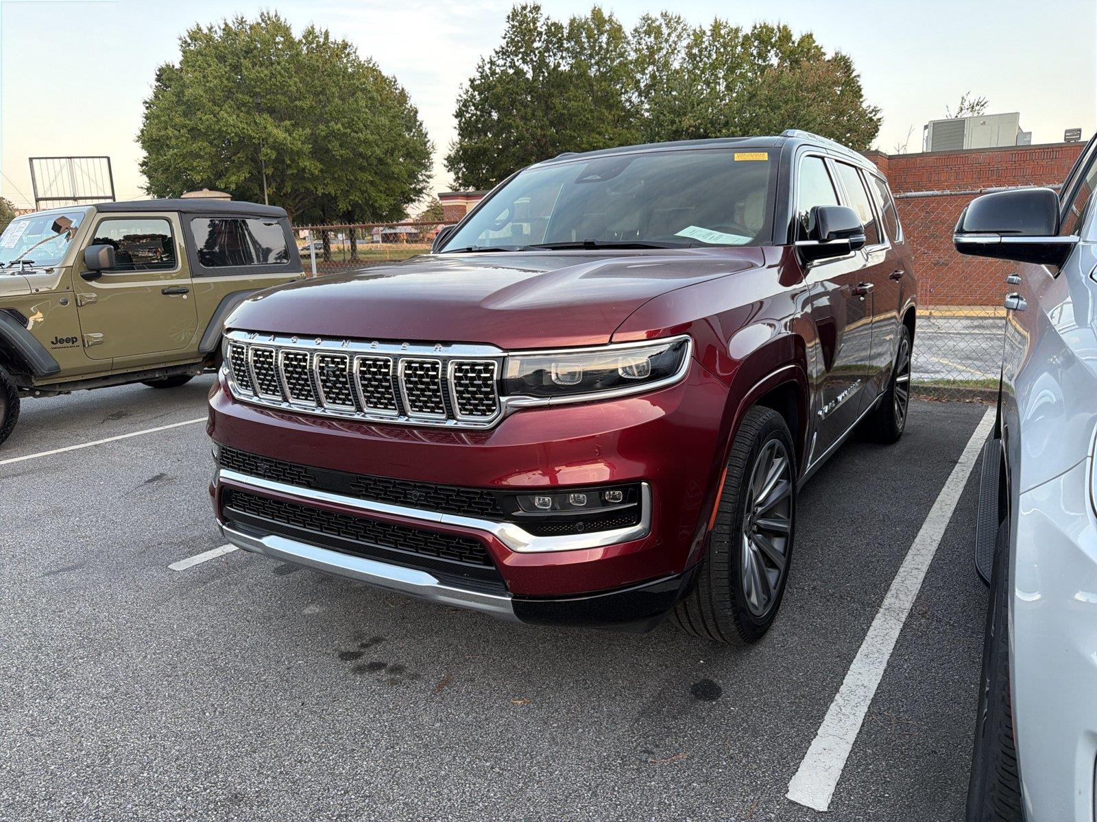 Velvet Red Pearlcoat 2025 Jeep Grand Wagoneer SUV / Crossover Four-Wheel Drive 8-Speed Automatic