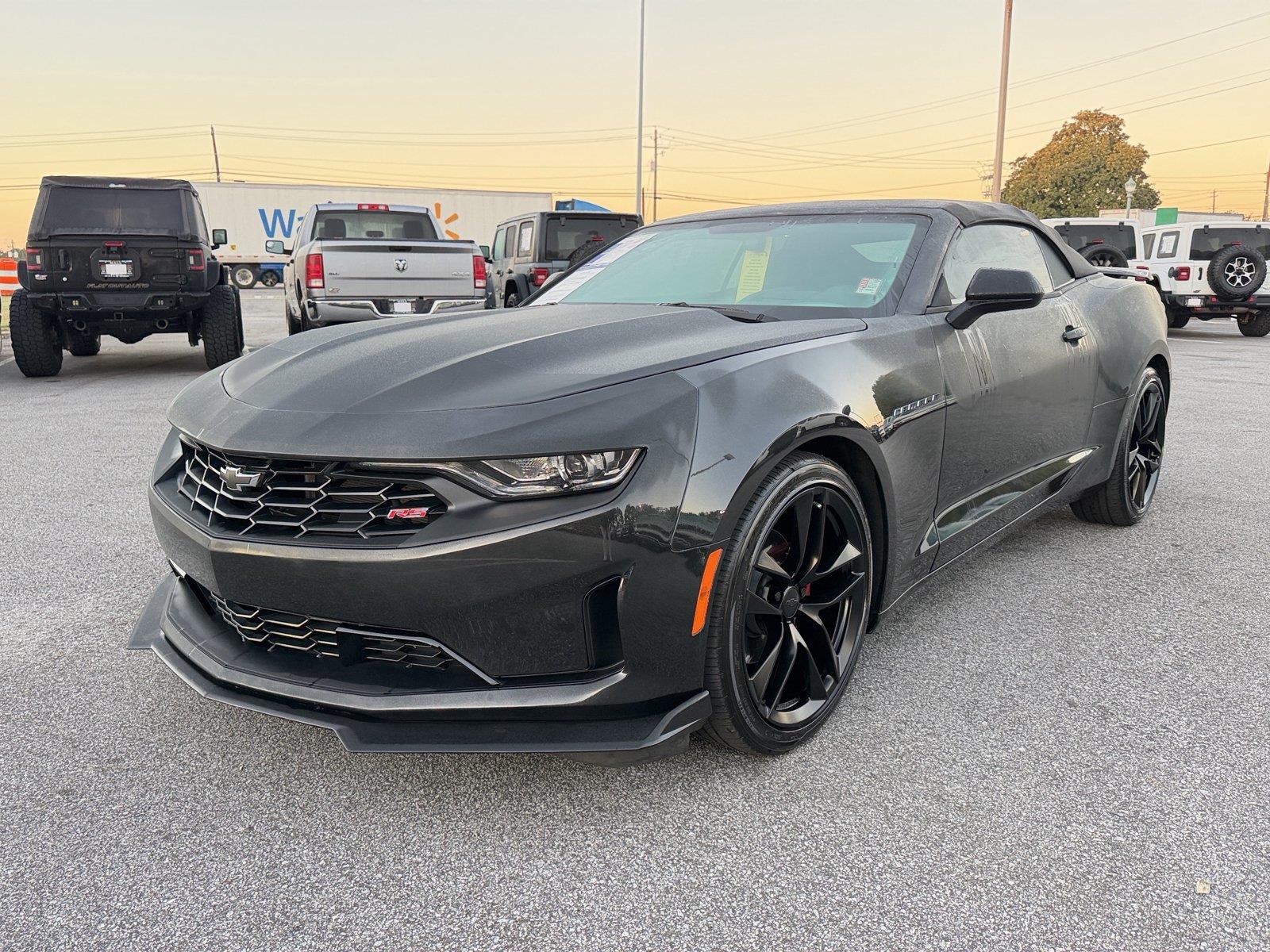Panther Black Metallic Tintcoat 2024 Chevrolet Camaro Convertible Rear-Wheel Drive Automatic