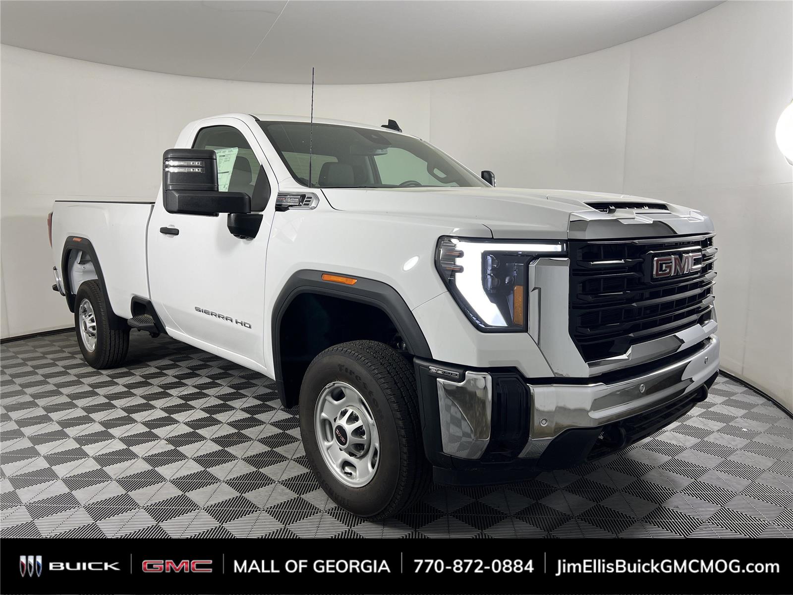 Summit White 2025 GMC Sierra 2500HD Pickup Truck 4X2 Automatic