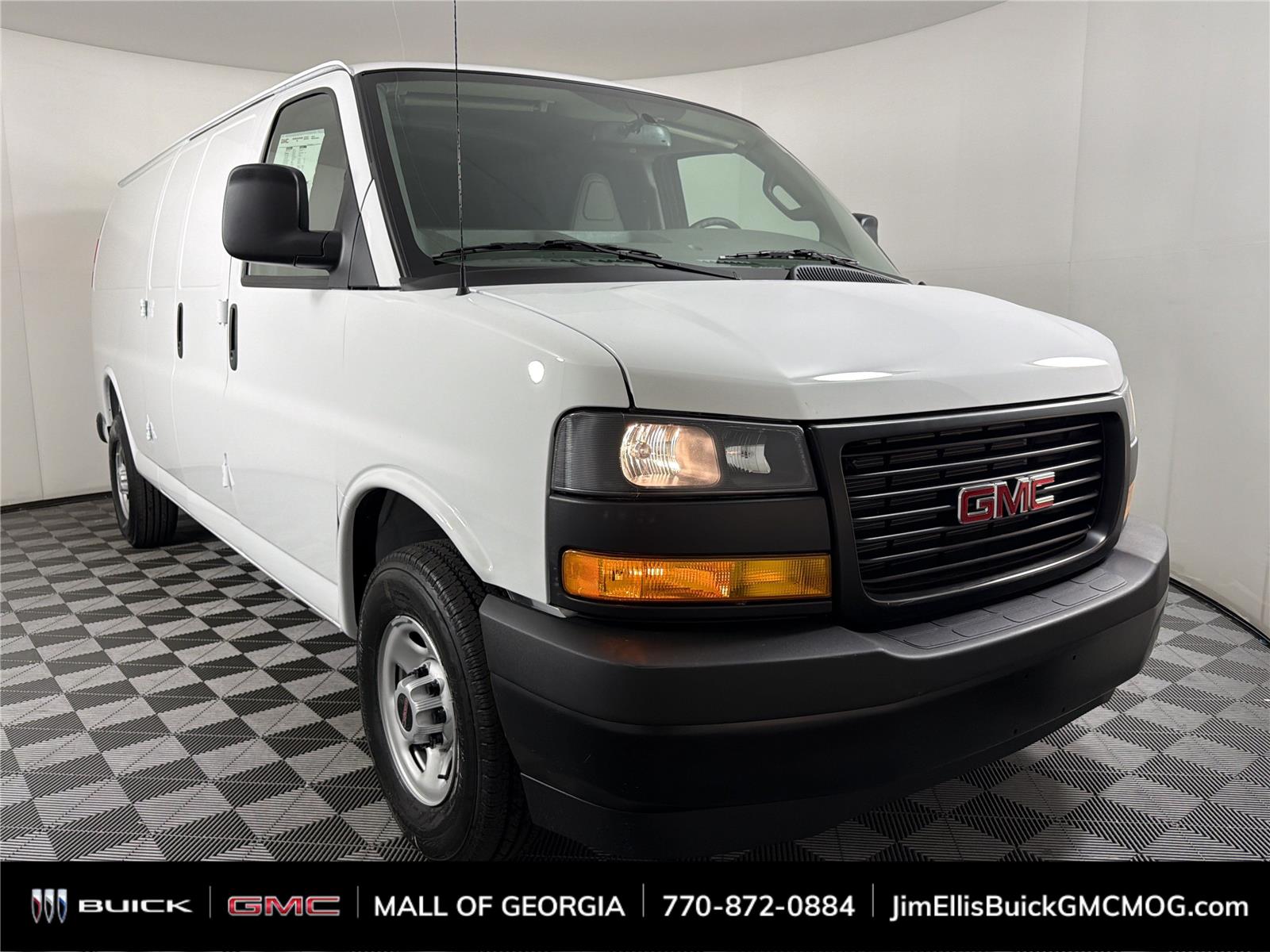 Summit White 2026 GMC Savana Cargo Van Rear-Wheel Drive 8-Speed Automatic
