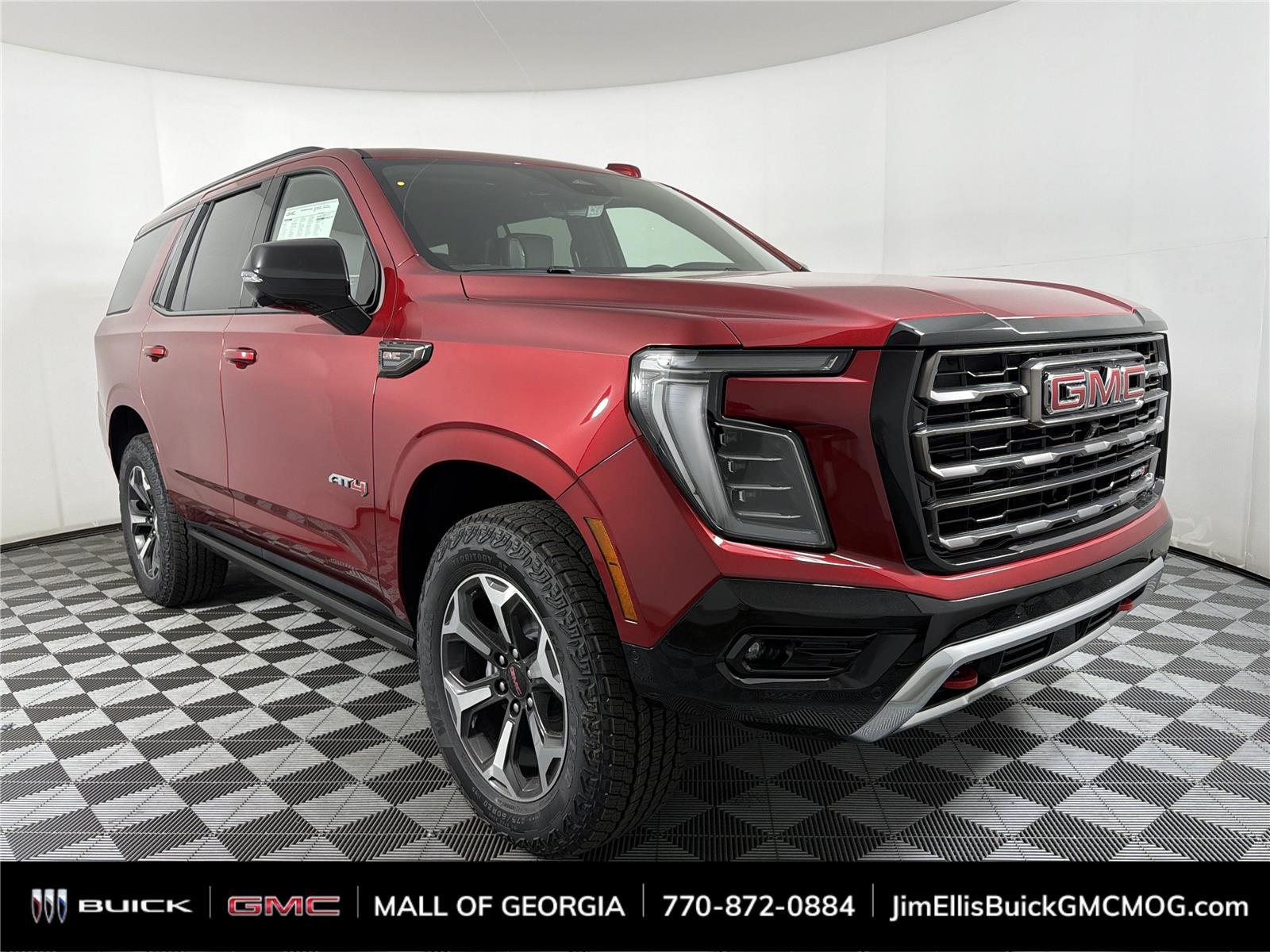 Volcanic Red Tintcoat 2026 GMC Yukon SUV / Crossover Four-Wheel Drive Automatic