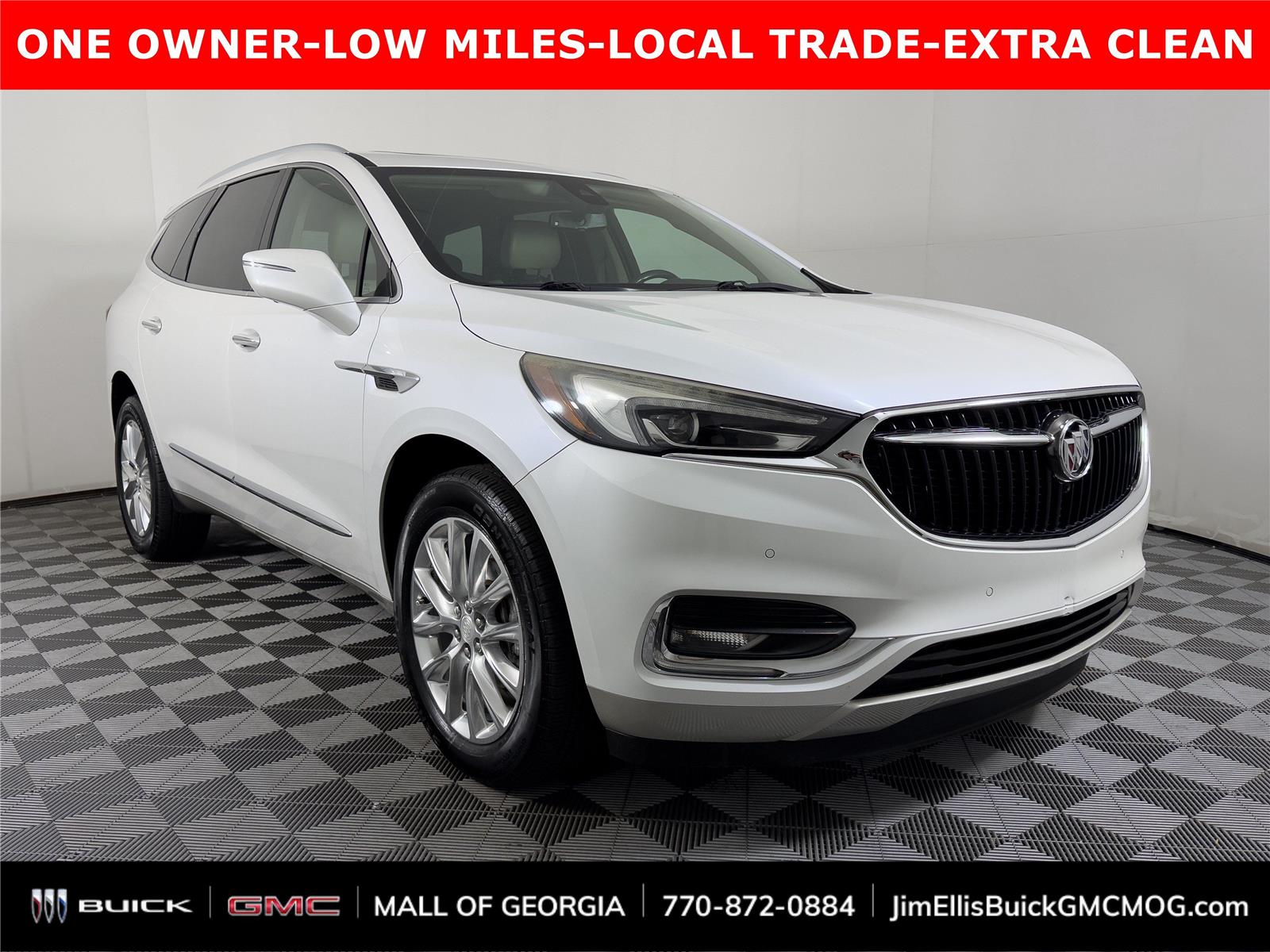 White Frost Tricoat 2018 Buick Enclave SUV / Crossover Front-Wheel Drive 9-Speed Automatic