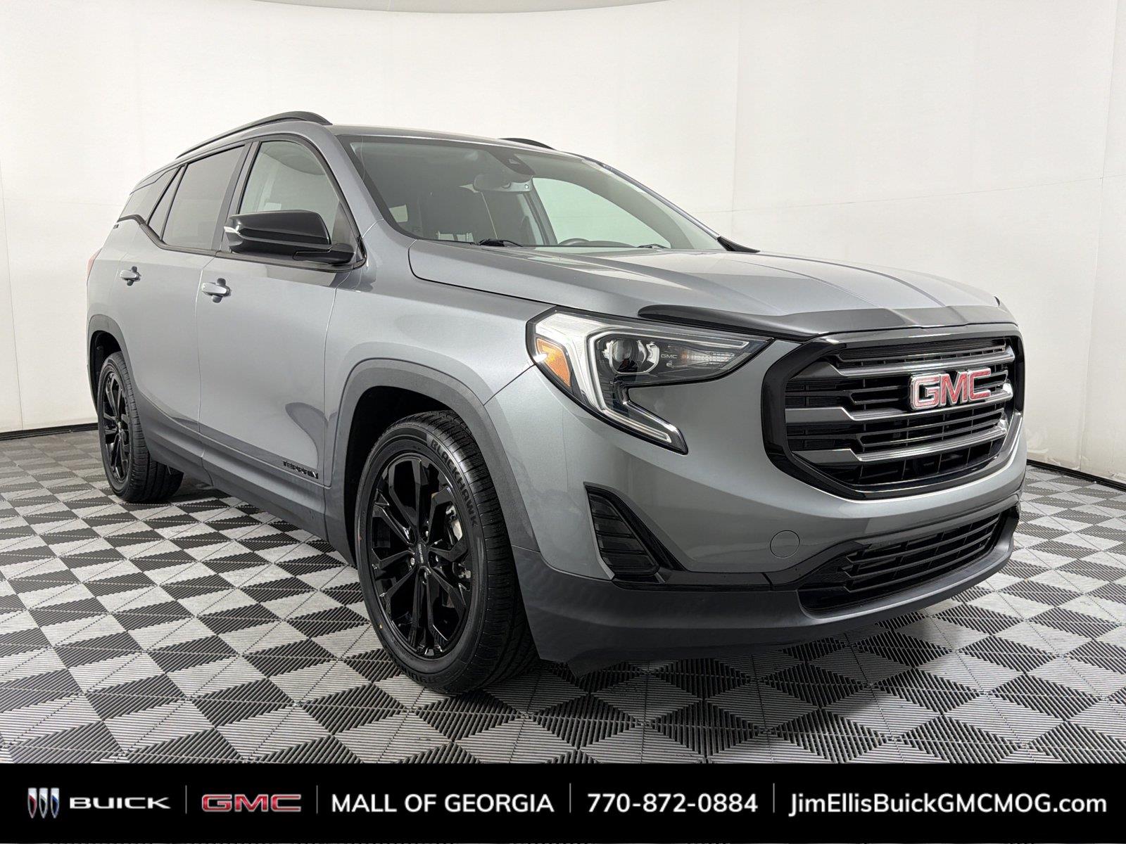 Gray (Satin Steel Metallic) 2020 GMC Terrain SUV / Crossover Front-Wheel Drive 9-Speed Automatic Overdrive