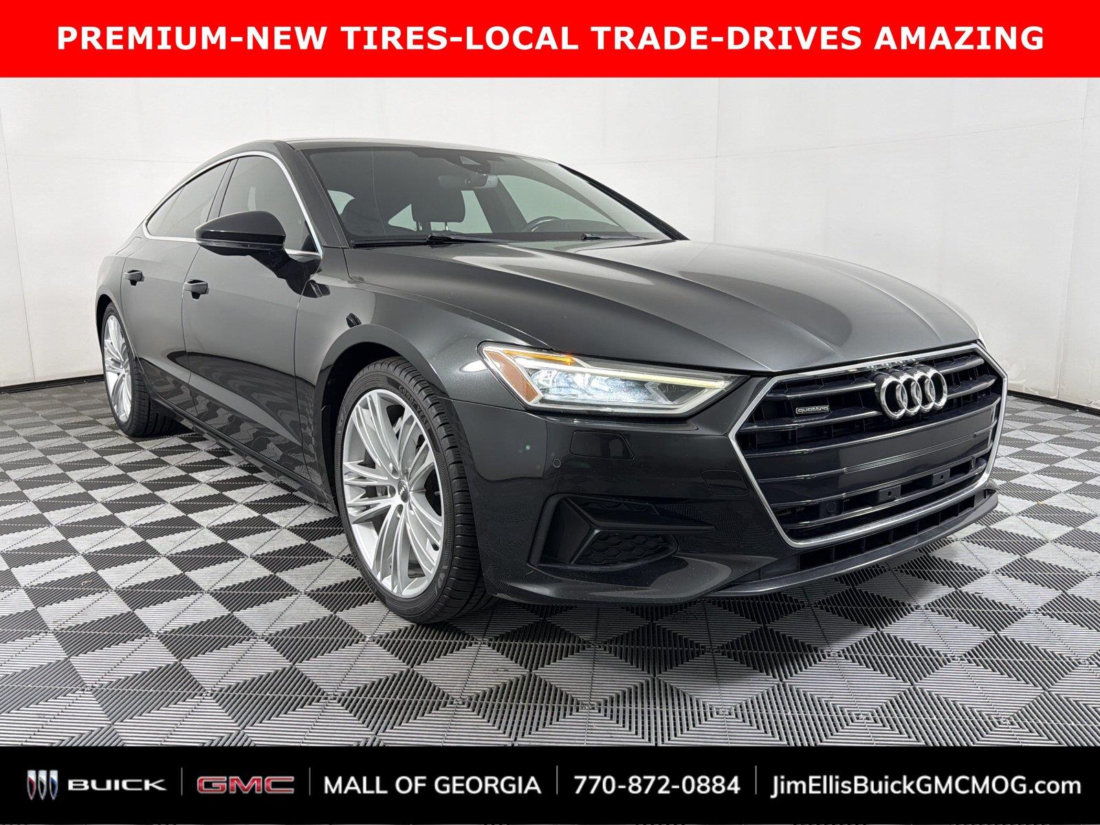 Vesuvius Gray Metallic 2019 Audi A7 Sedan All-Wheel Drive Automatic