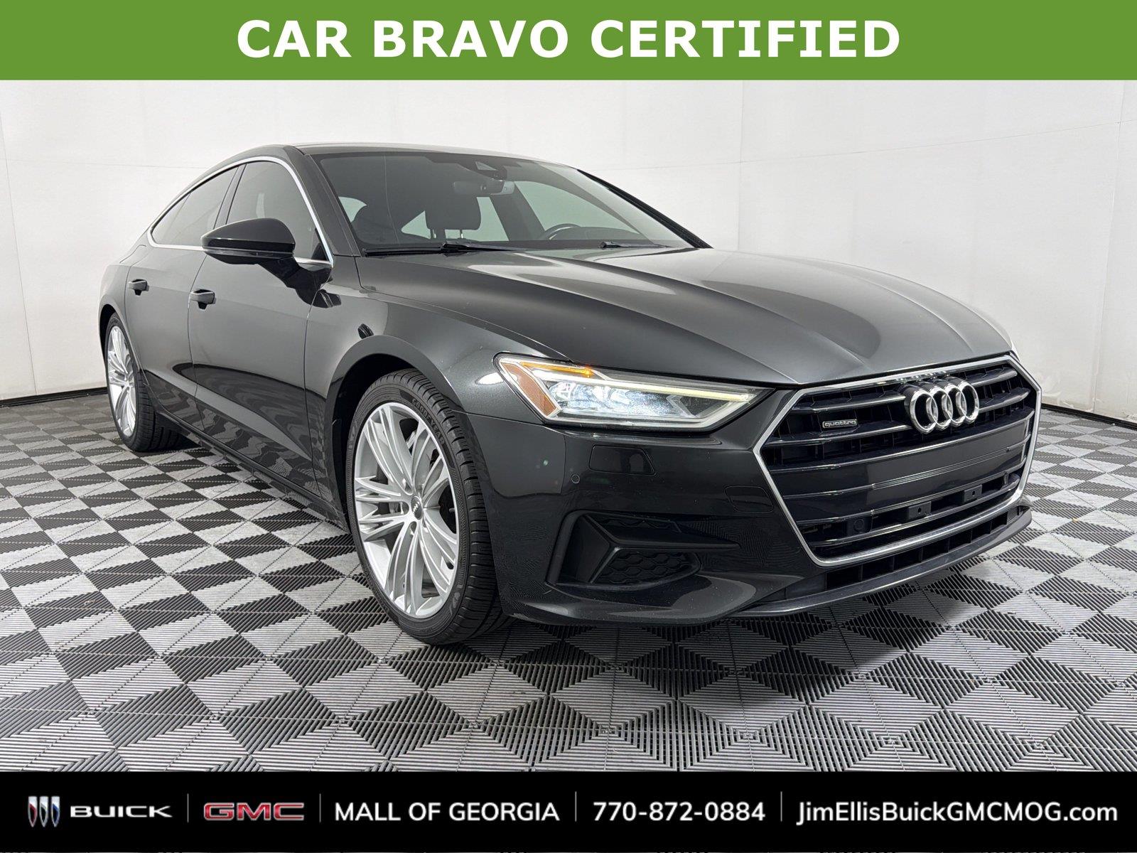 Vesuvius Gray Metallic 2019 Audi A7 Sedan All-Wheel Drive Automatic