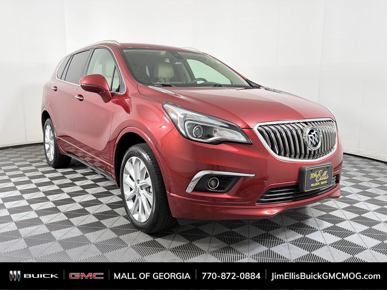 Chili Red Metallic 2018 Buick Envision SUV / Crossover All-Wheel Drive 6-Speed Automatic