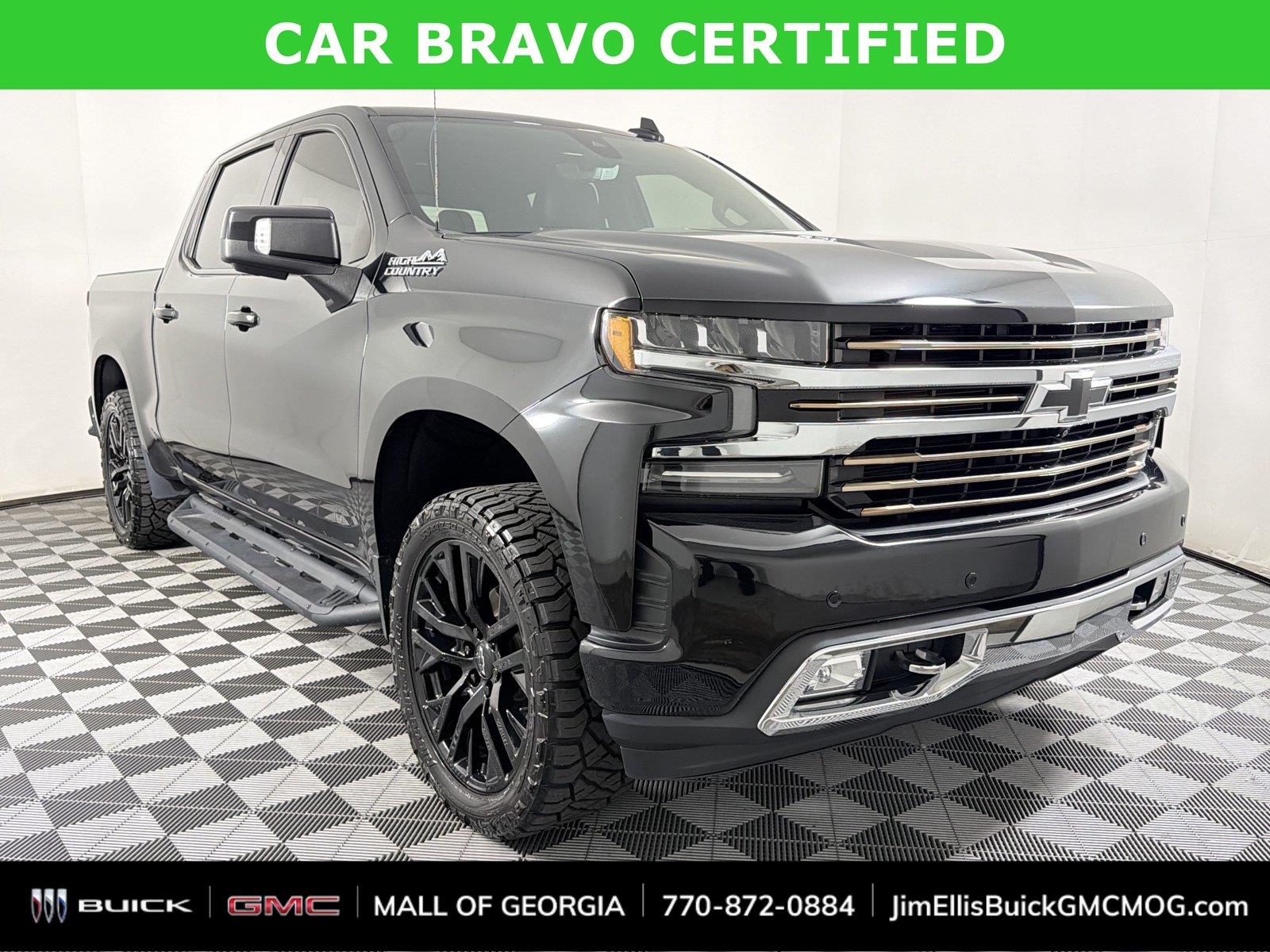 Black 2021 Chevrolet Silverado 1500 Pickup Truck Four-Wheel Drive Automatic