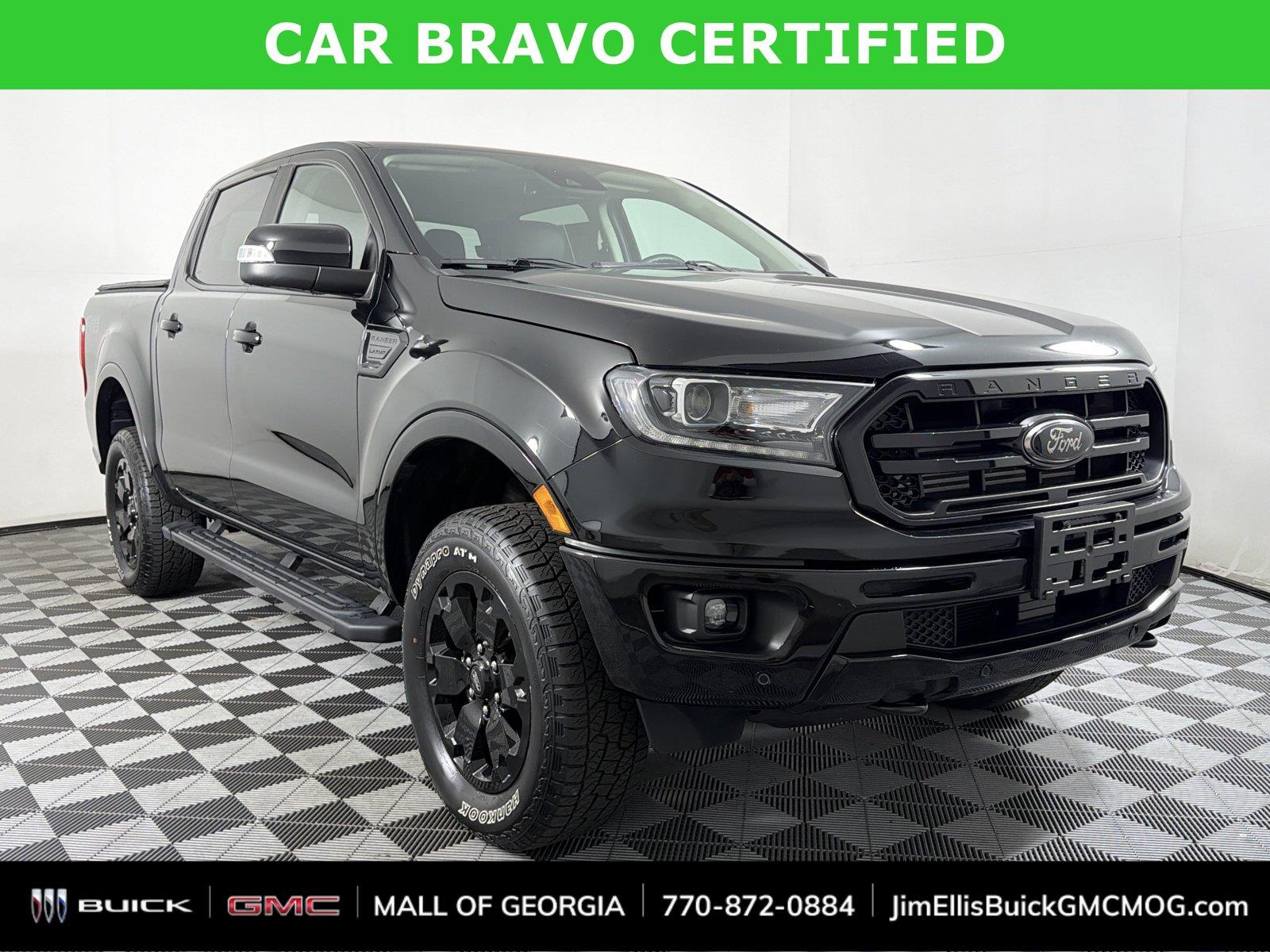 Shadow Black 2023 Ford Ranger Pickup Truck Four-Wheel Drive Automatic