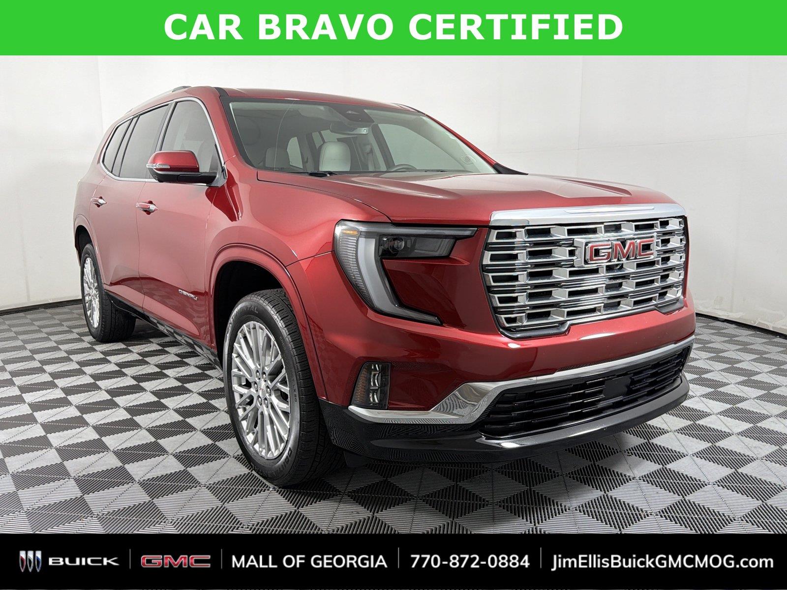 Volcanic Red Tintcoat 2024 GMC Acadia SUV / Crossover Front-Wheel Drive 8-Speed Automatic