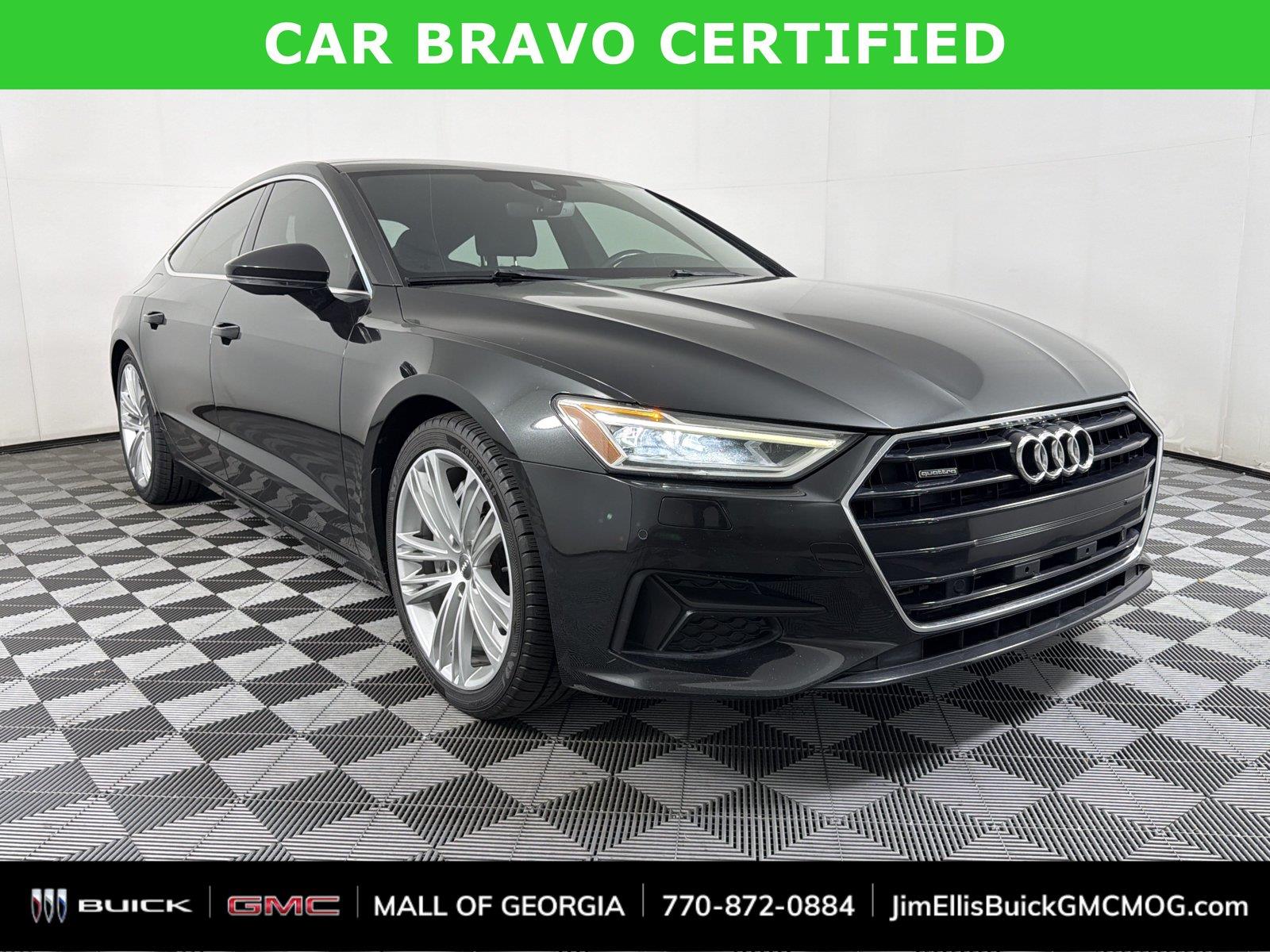Vesuvius Gray Metallic 2019 Audi A7 Sedan All-Wheel Drive Automatic