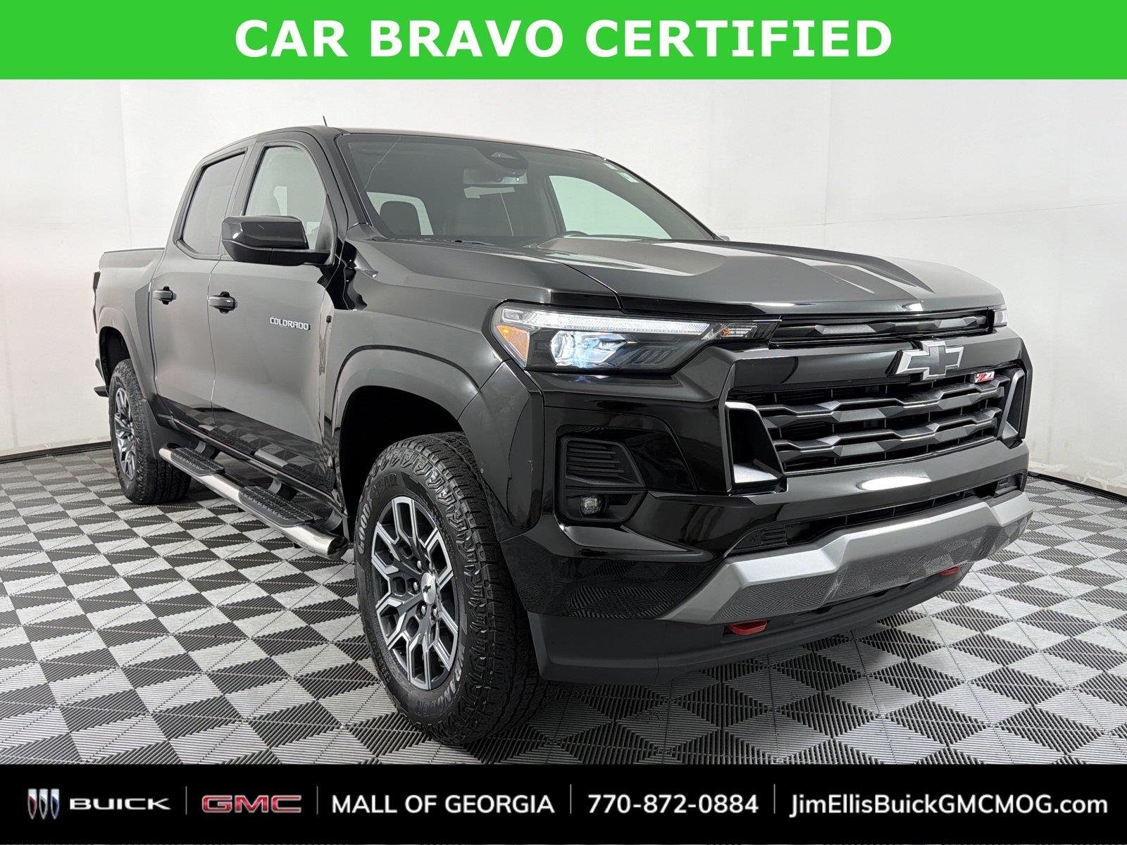 Black 2023 Chevrolet Colorado Pickup Truck Four-Wheel Drive 8-Speed Automatic