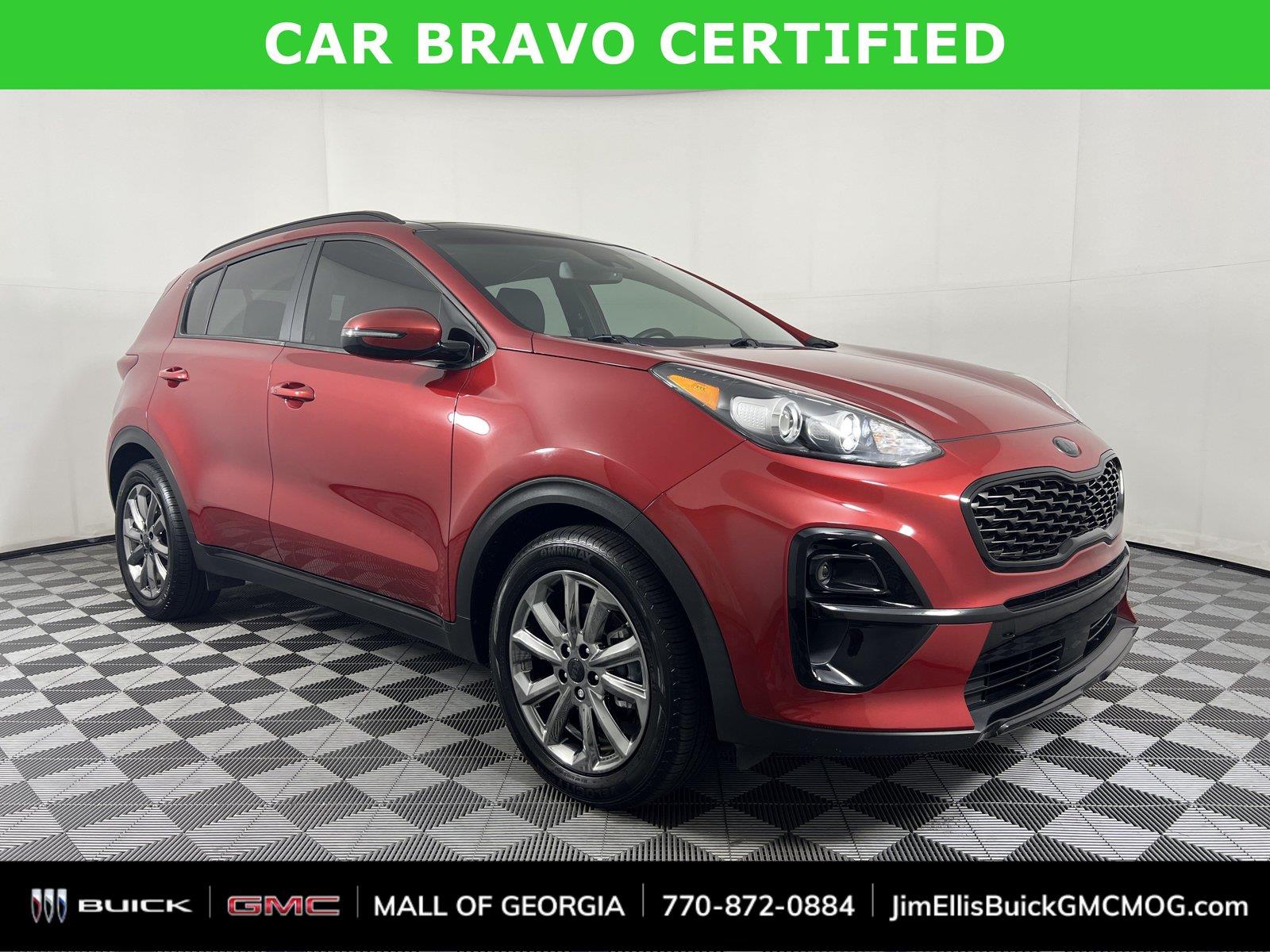 Hyper Red 2021 Kia Sportage SUV / Crossover Front-Wheel Drive 6-Speed Automatic