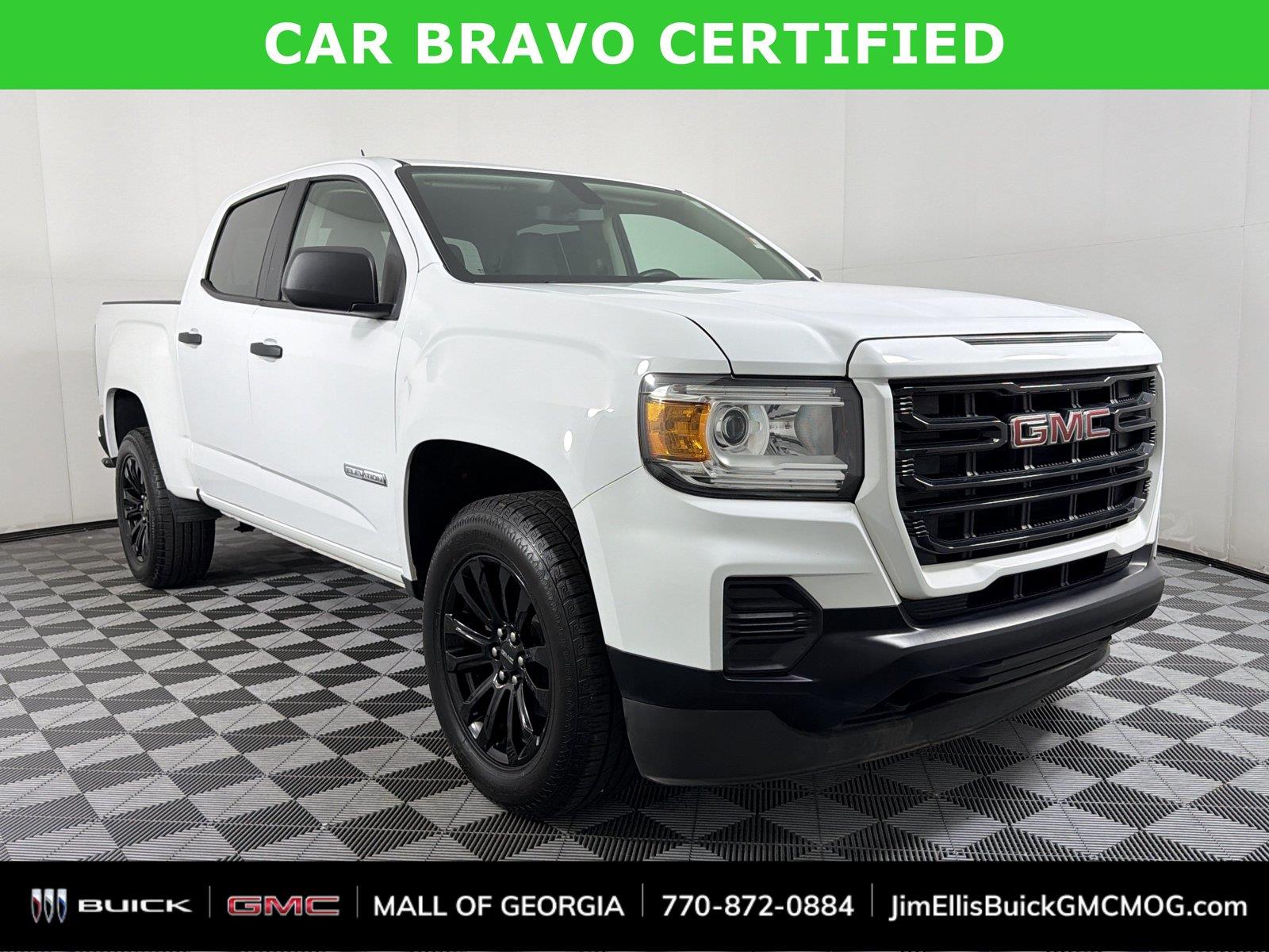 Summit White 2021 GMC Canyon Pickup Truck 4X2 6-Speed Automatic