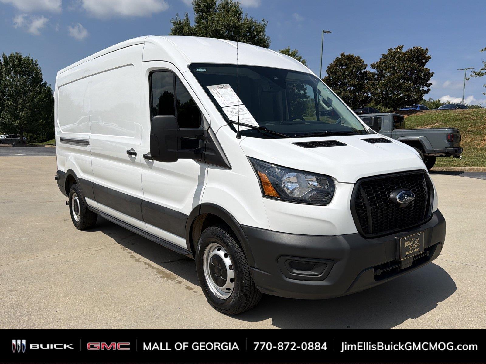 Oxford White 2023 Ford Transit Cargo Van Rear-Wheel Drive Automatic
