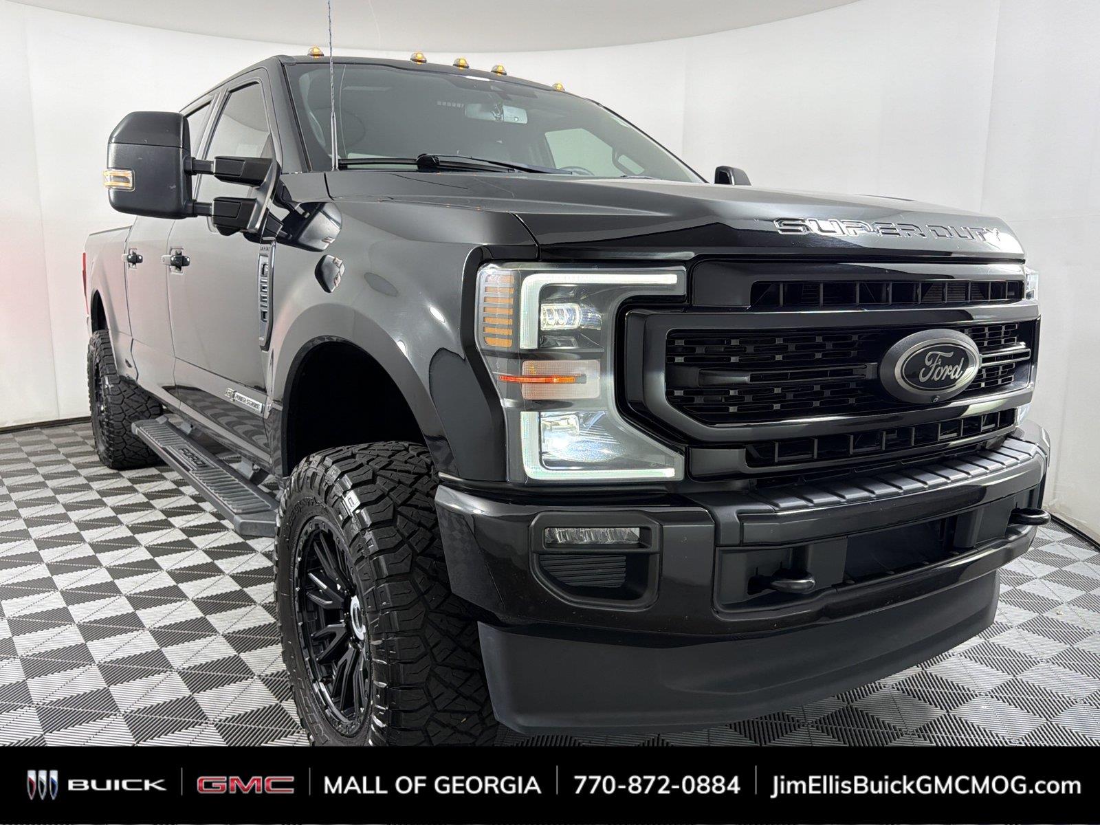 Agate Black 2022 Ford F-250 Super Duty Pickup Truck Four-Wheel Drive 6-Speed Automatic