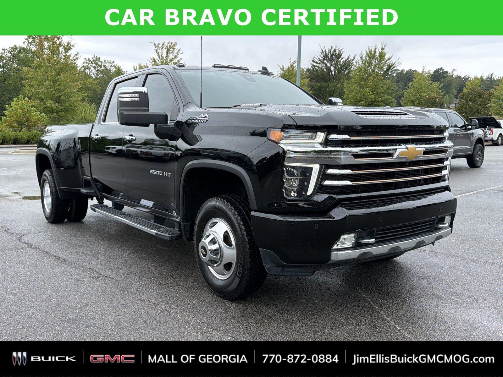 Black 2021 Chevrolet Silverado 3500HD Pickup Truck Four-Wheel Drive Automatic