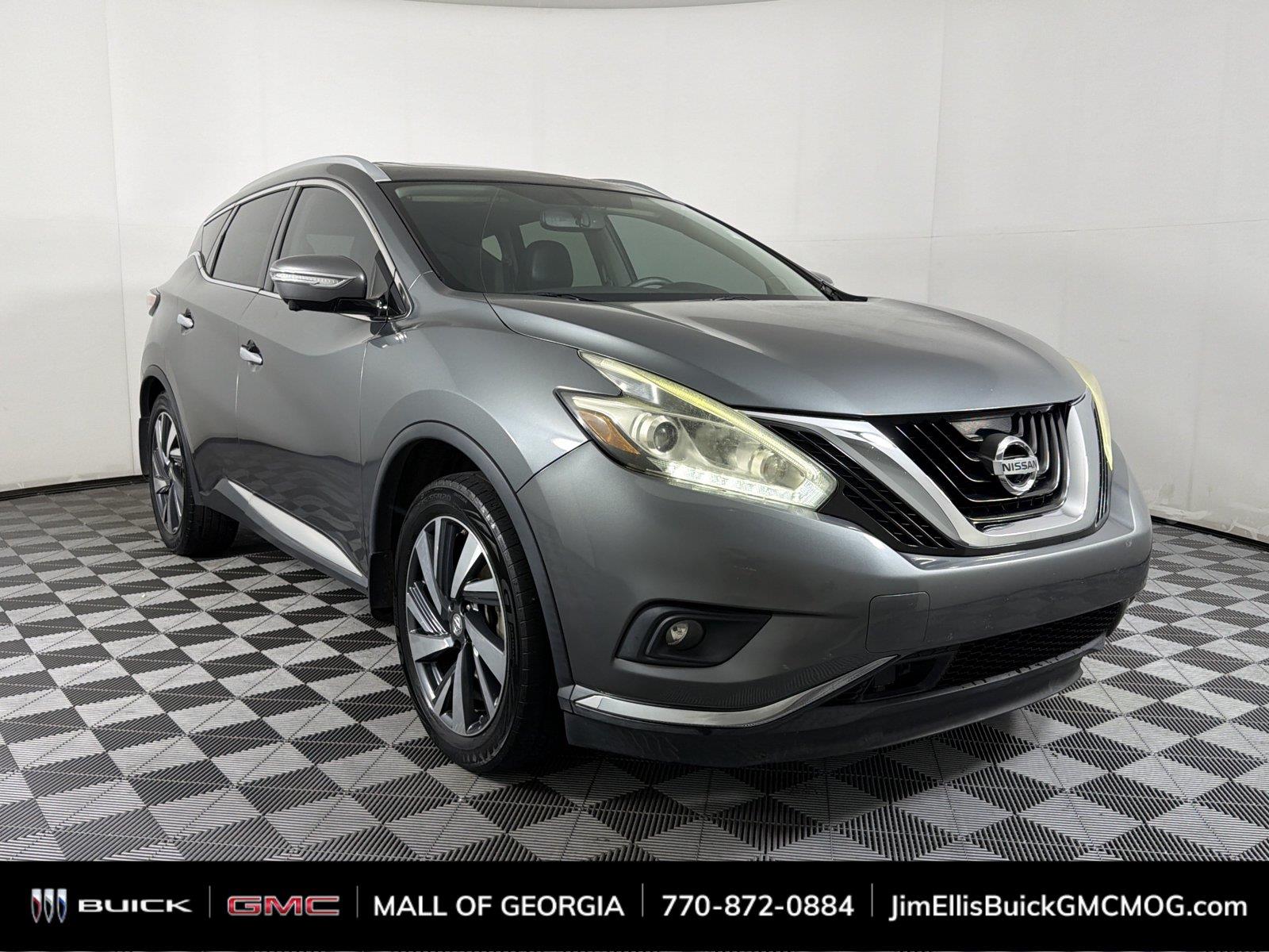 Gray (Gun Metallic) 2015 Nissan Murano SUV / Crossover Front-Wheel Drive Continuously Variable Transmission