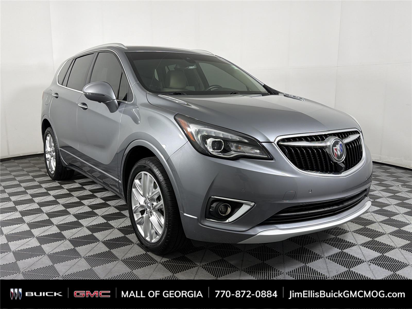 Gray (Satin Steel Metallic) 2020 Buick Envision SUV / Crossover All-Wheel Drive 9-Speed Automatic