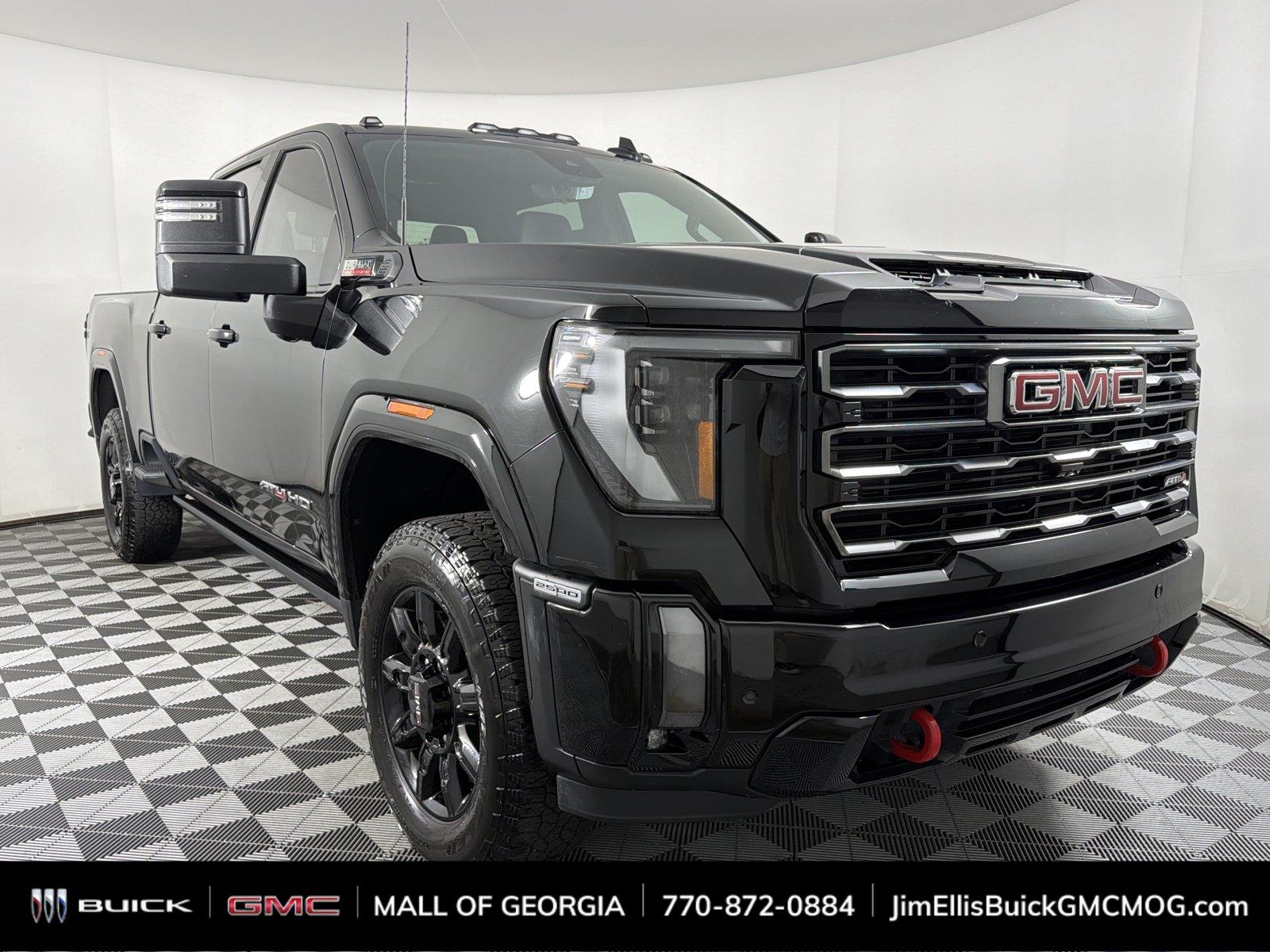 Onyx Black 2024 GMC Sierra 2500HD Pickup Truck Four-Wheel Drive Automatic