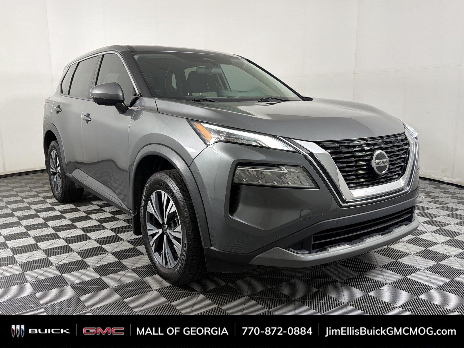 Gray (Gun Metallic) 2021 Nissan Rogue SUV / Crossover Front-Wheel Drive Continuously Variable Transmission