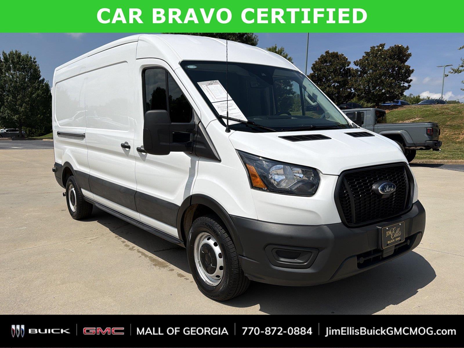 Oxford White 2023 Ford Transit Cargo Van Rear-Wheel Drive Automatic