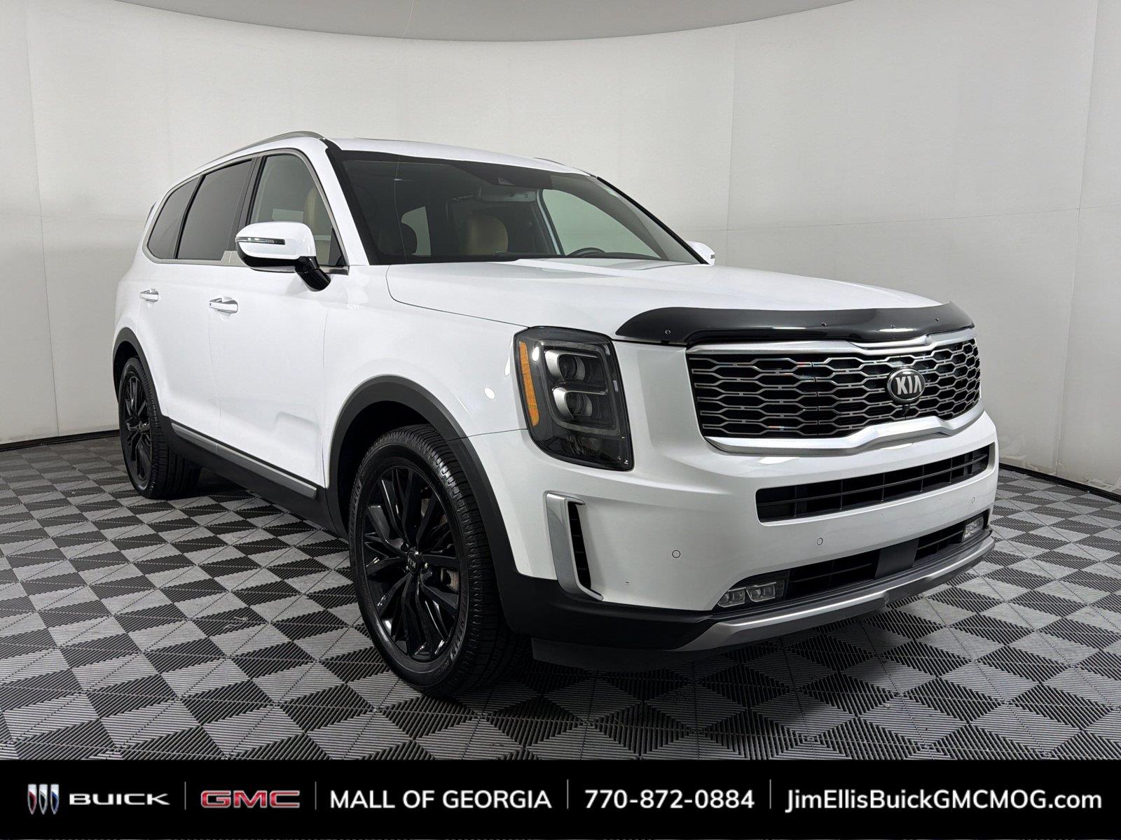 Glacial White Pearl 2021 Kia Telluride SUV / Crossover Front-Wheel Drive Automatic