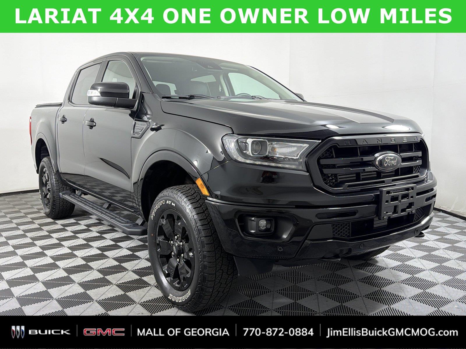Shadow Black 2023 Ford Ranger Pickup Truck Four-Wheel Drive Automatic