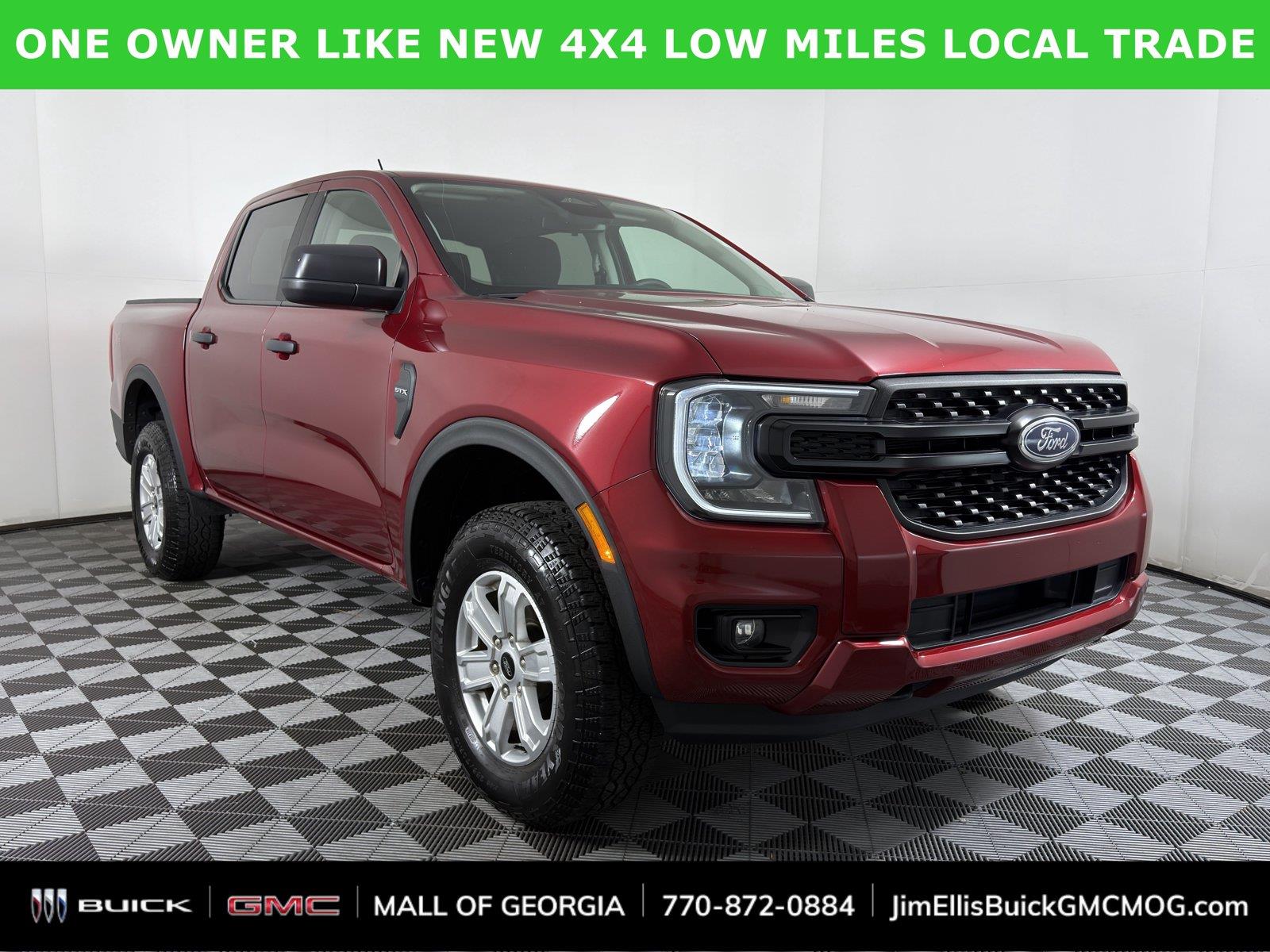 Ruby Red Metallic Tinted Clearcoat 2025 Ford Ranger Pickup Truck Four-Wheel Drive Automatic