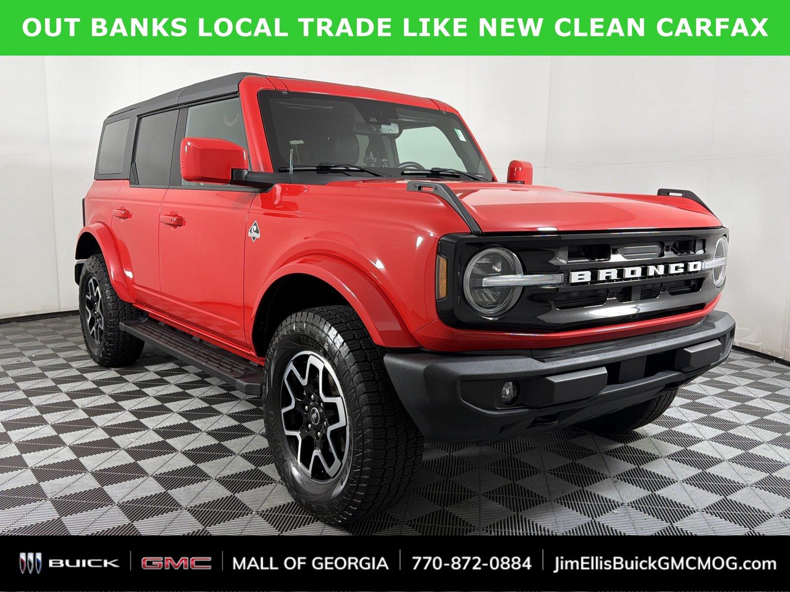 Race Red 2022 Ford Bronco SUV / Crossover Four-Wheel Drive Automatic