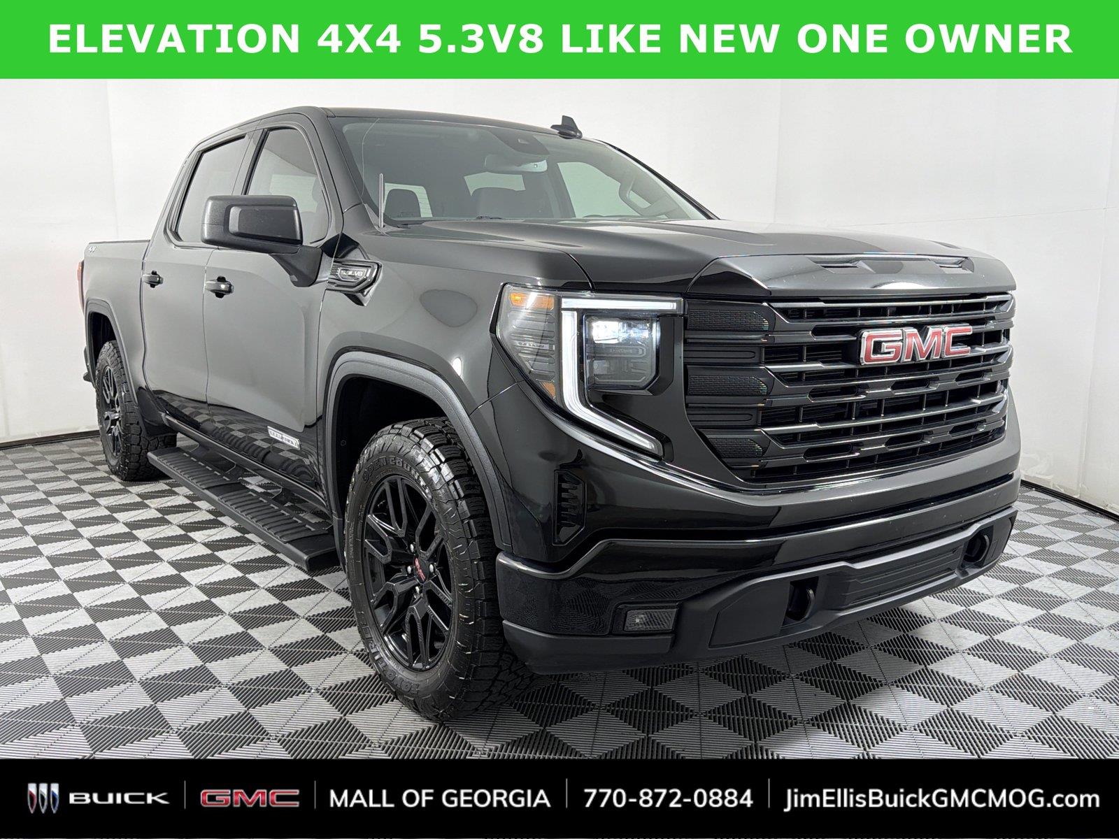 Onyx Black 2024 GMC Sierra 1500 Pickup Truck Four-Wheel Drive Automatic