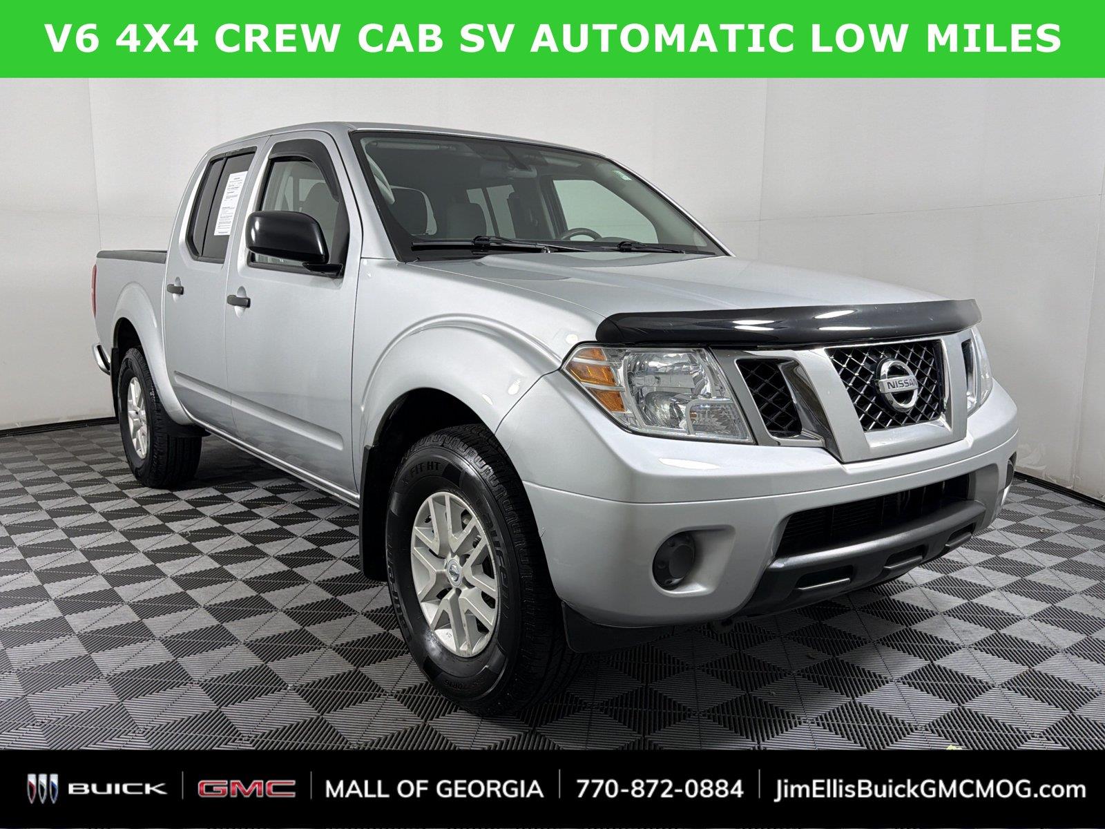 Brilliant Silver Metallic 2019 Nissan Frontier Pickup Truck Four-Wheel Drive Automatic