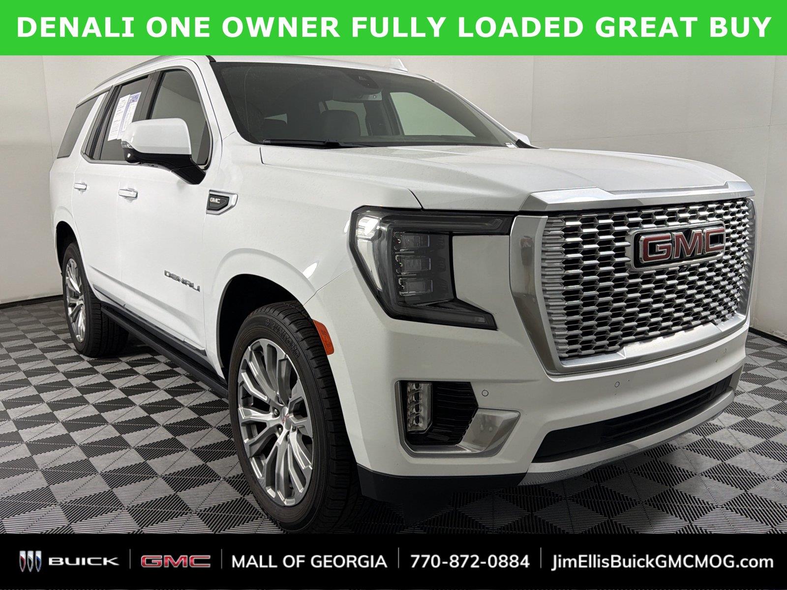 Summit White 2023 GMC Yukon SUV / Crossover Four-Wheel Drive Automatic