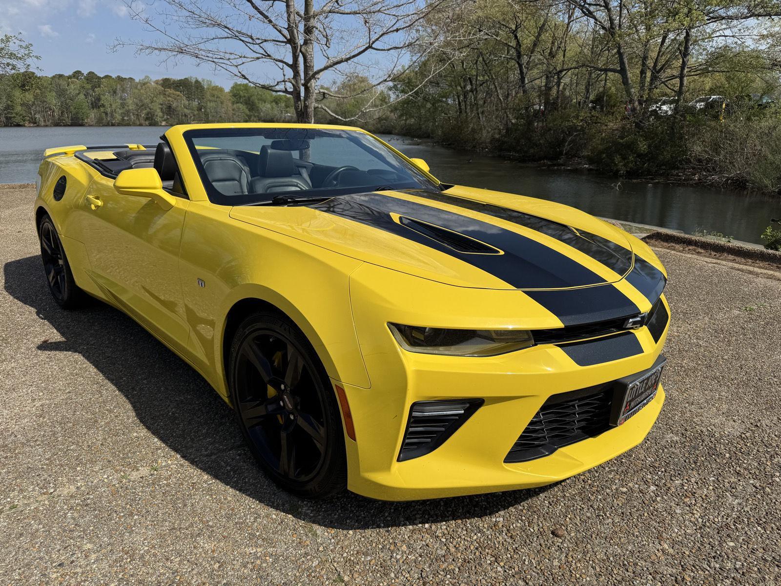 Bright Yellow 2016 Chevrolet Camaro 2SS Convertible RWD Convertible Rear-Wheel Drive Automatic