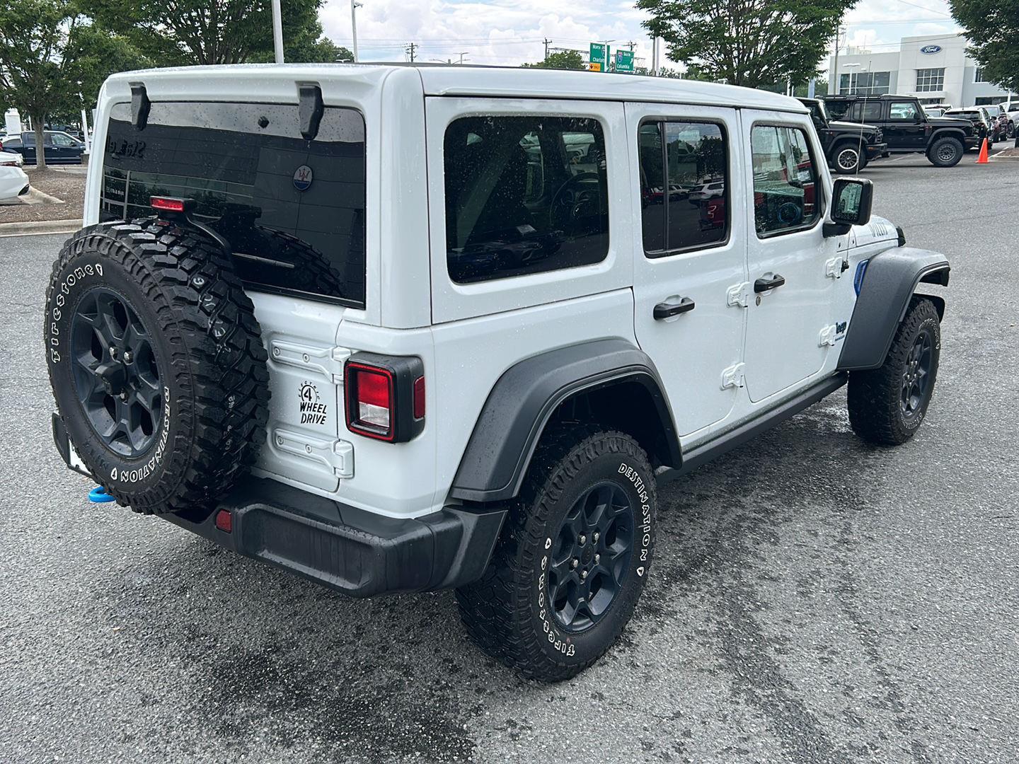 Used 2023 Bright White Clearcoat Jeep Willys *One Touch Top* image 5