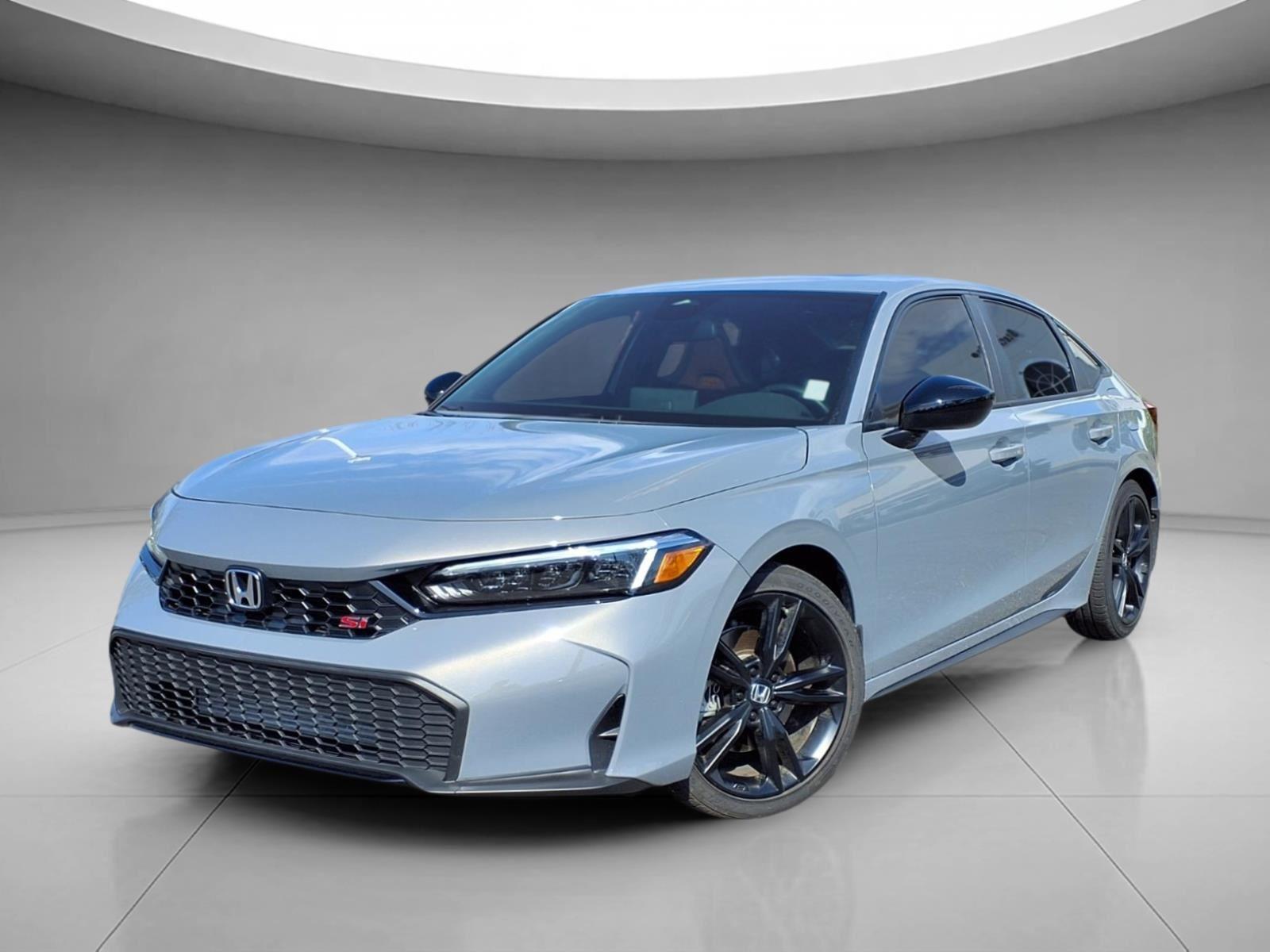 Urban Gray Pearl 2025 Honda Civic Si FWD Sedan Front-Wheel Drive Manual