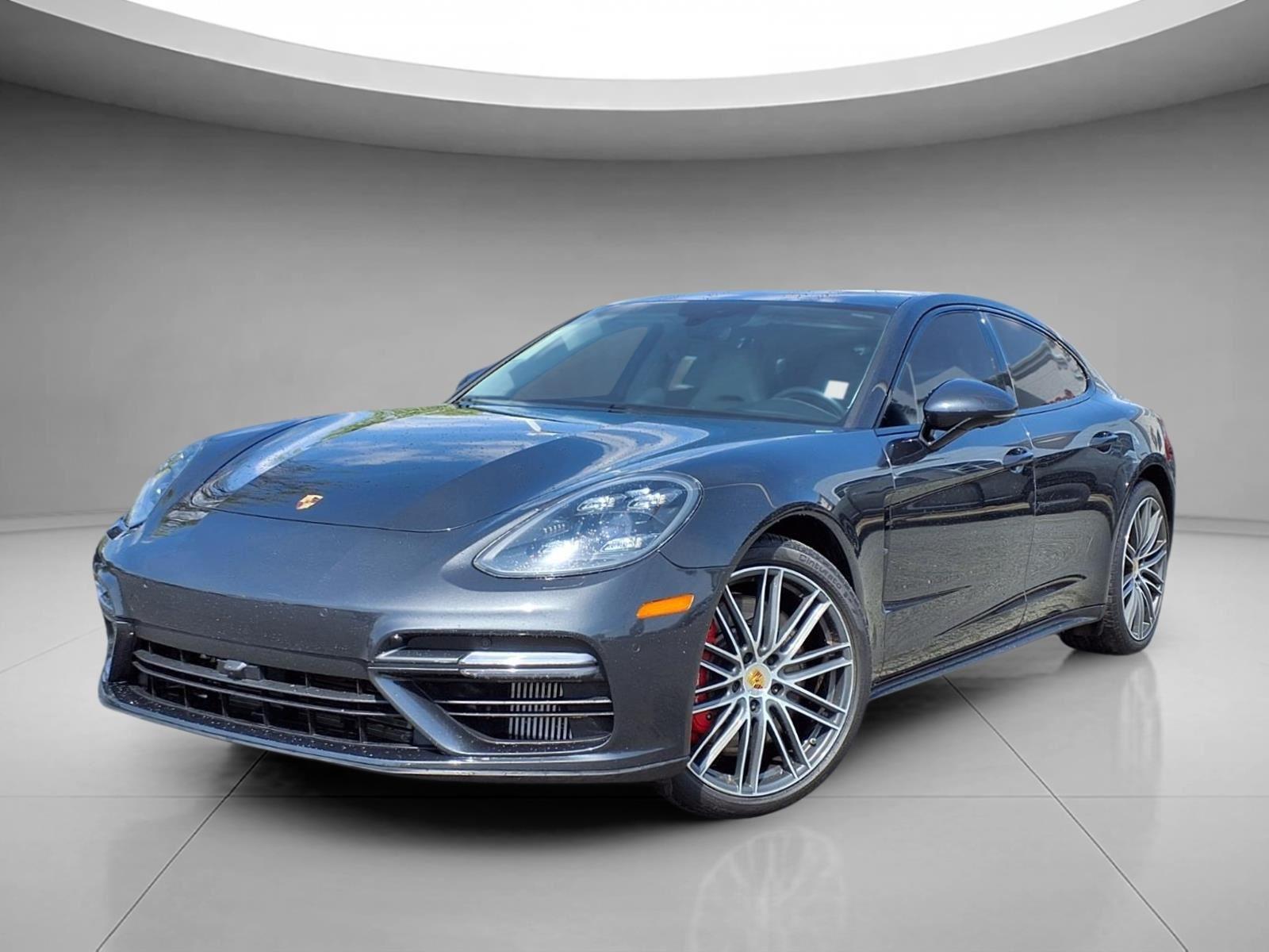 Gray (Vulcans Grey) 2017 Porsche Panamera Turbo Sedan All-Wheel Drive