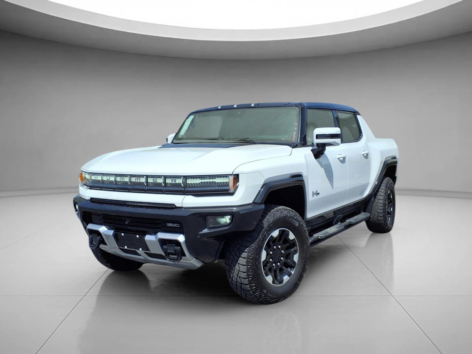 Interstellar White 2023 GMC Hummer EV Pickup 3X Crew Cab AWD Pickup Truck All-Wheel Drive Automatic