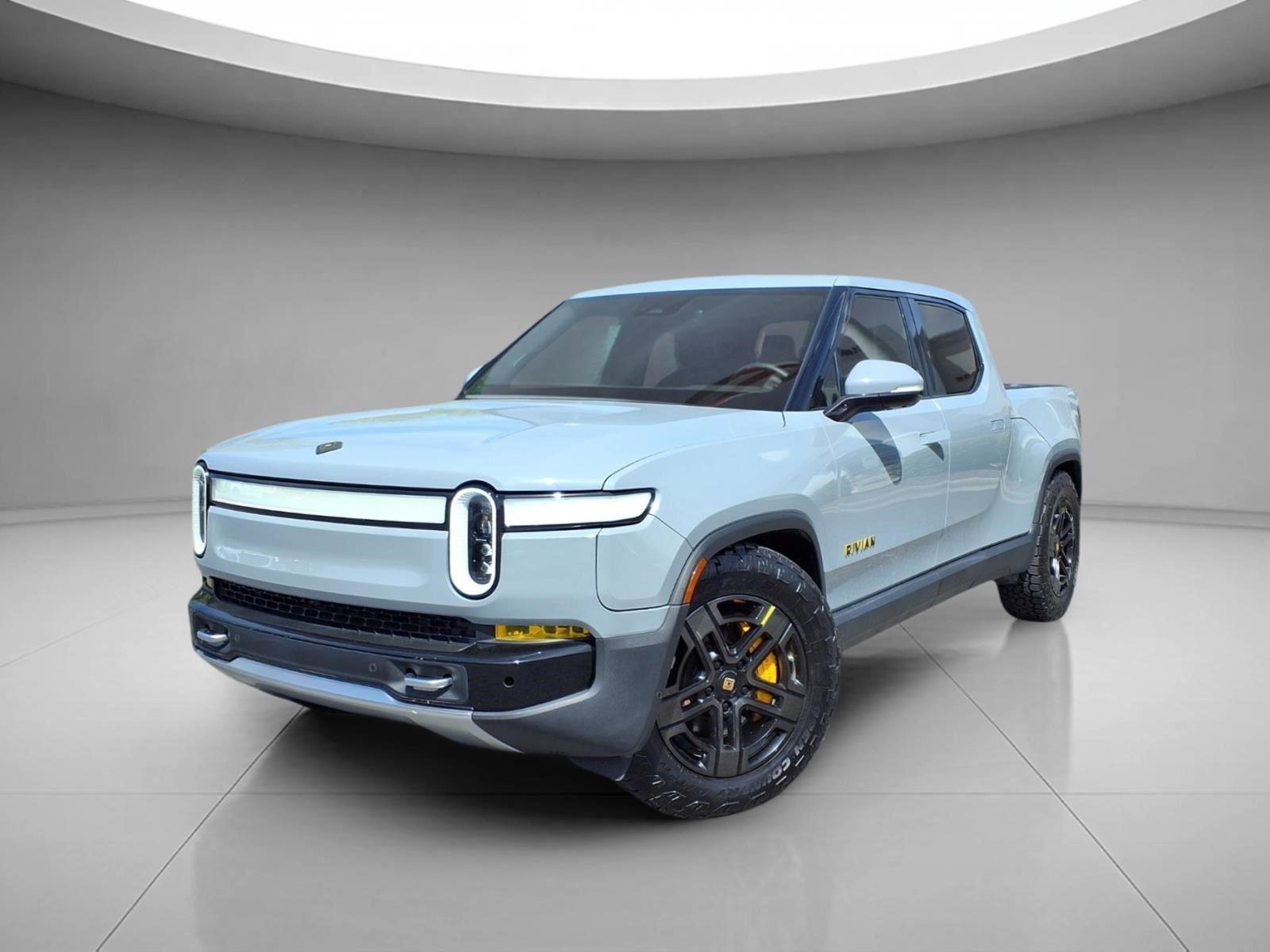 Limestone 2022 Rivian R1T Adventure Crew Cab AWD Pickup Truck All-Wheel Drive Automatic