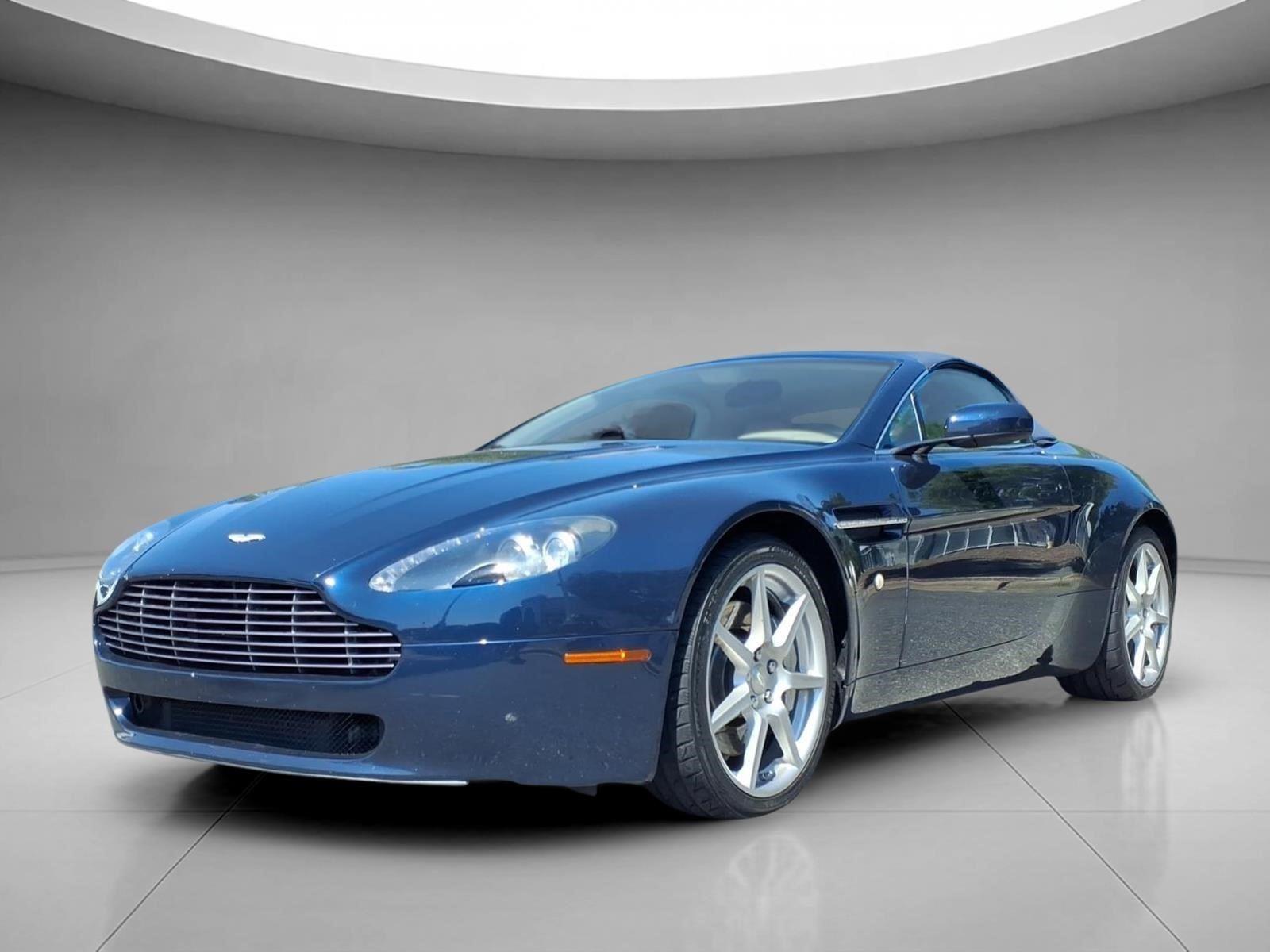 Midnight Blue 2008 Aston Martin V8 Vantage Roadster RWD Convertible Rear-Wheel Drive Automatic