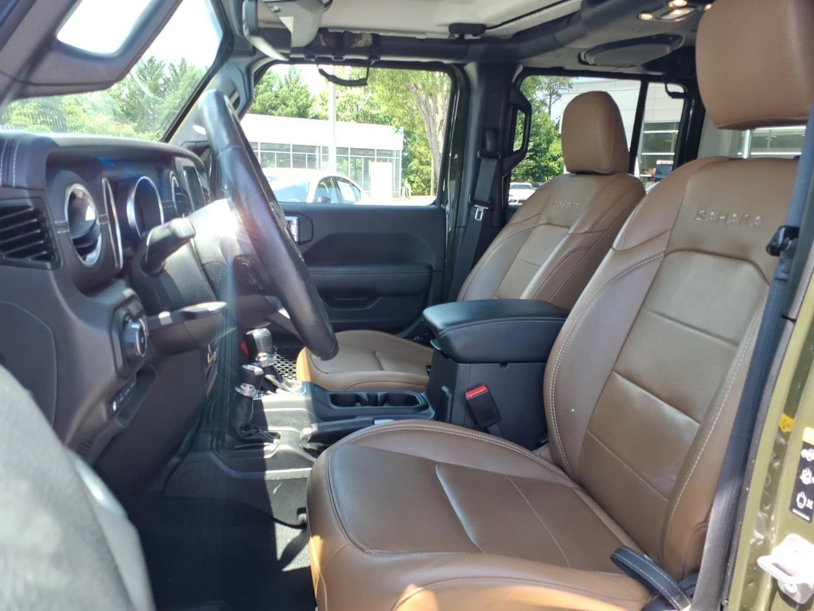 Used 2023 Sarge Green Clearcoat Jeep Sahara image 21