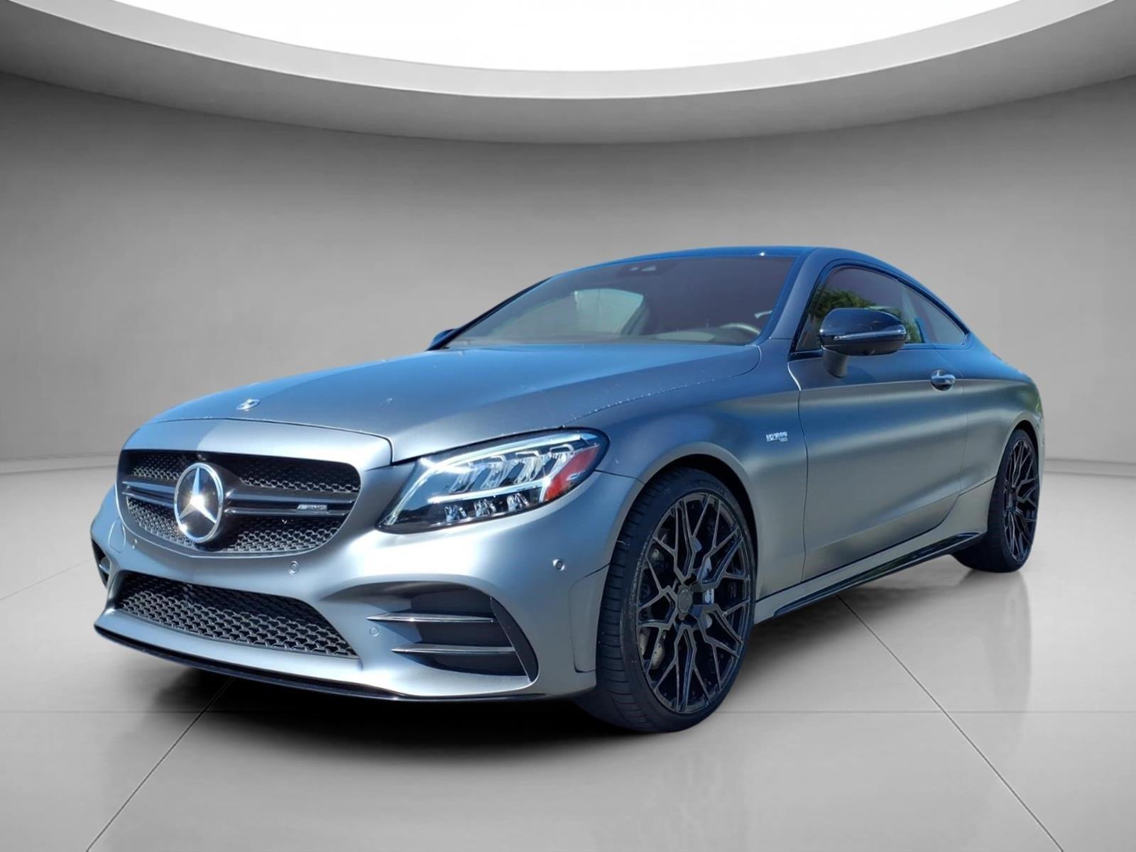 Black 2022 Mercedes-Benz C-Class Coupe All-Wheel Drive Automatic
